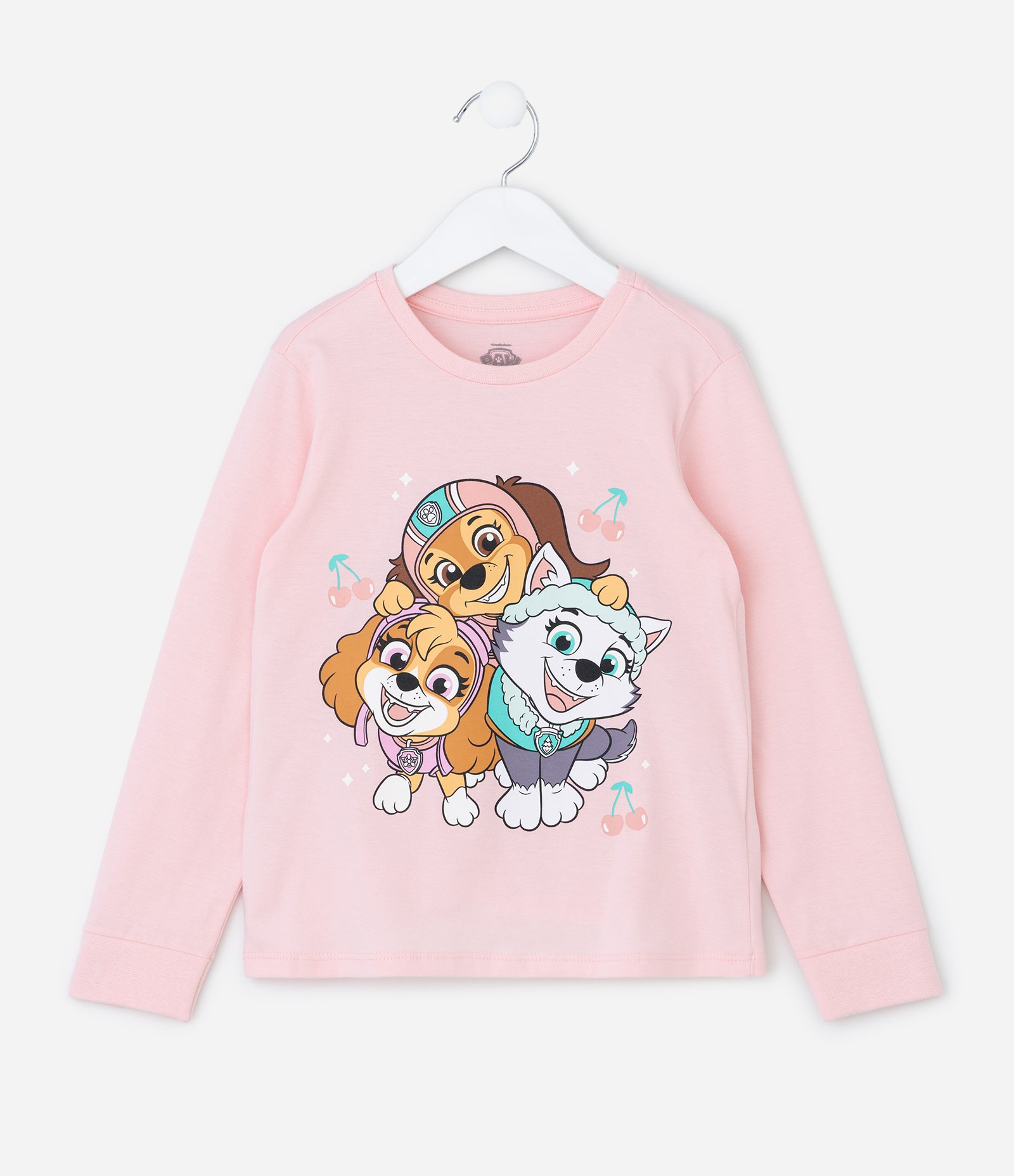 Pijama Infantil Patrulha Canina com Blusa e Calça – Tam 3 a 6 Anos Rosa/Verde 2