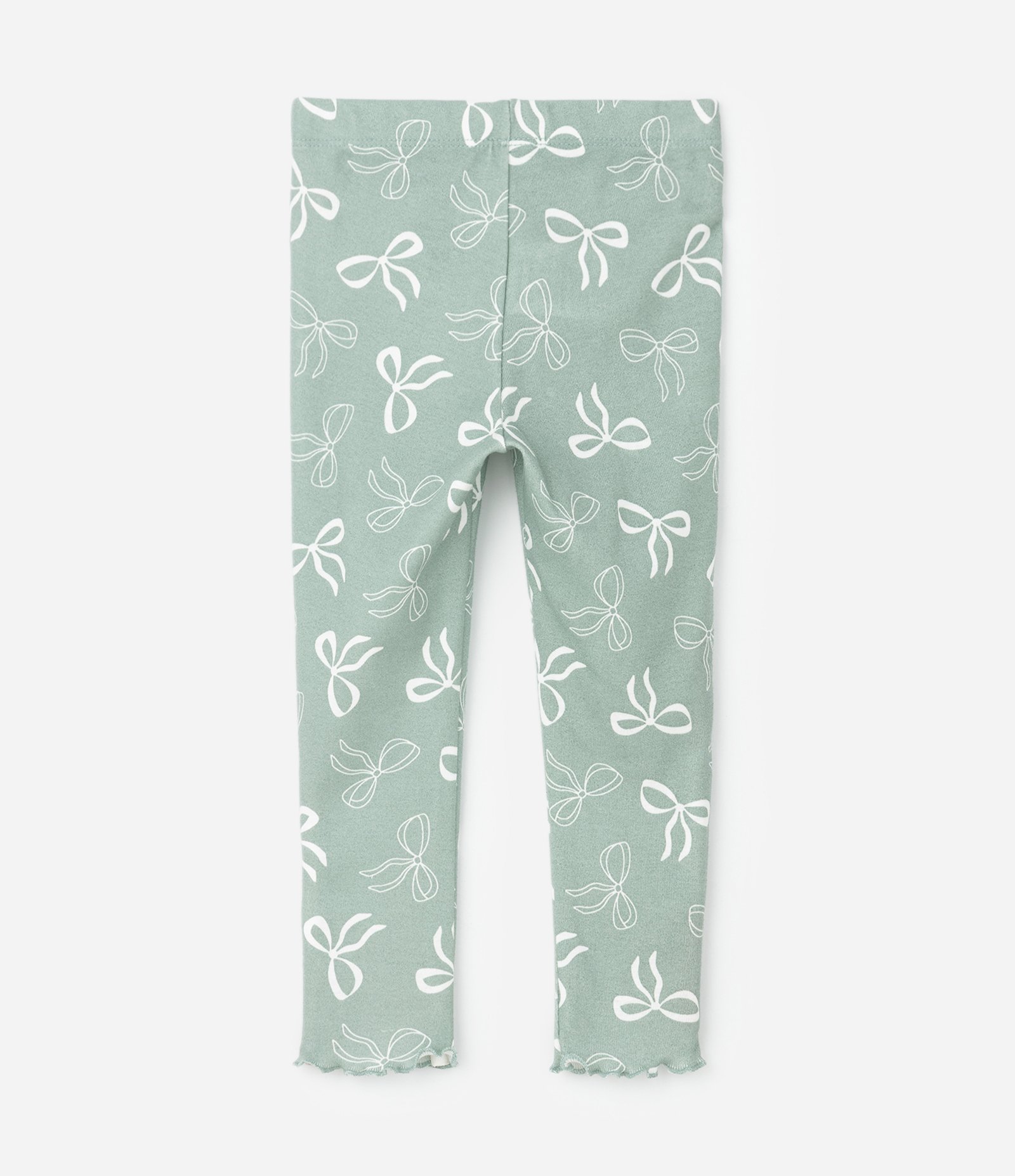 Pijama Infantil Blusa e Calça com Estampa de Laços – Tam 2 a 8 Anos Verde Claro 5