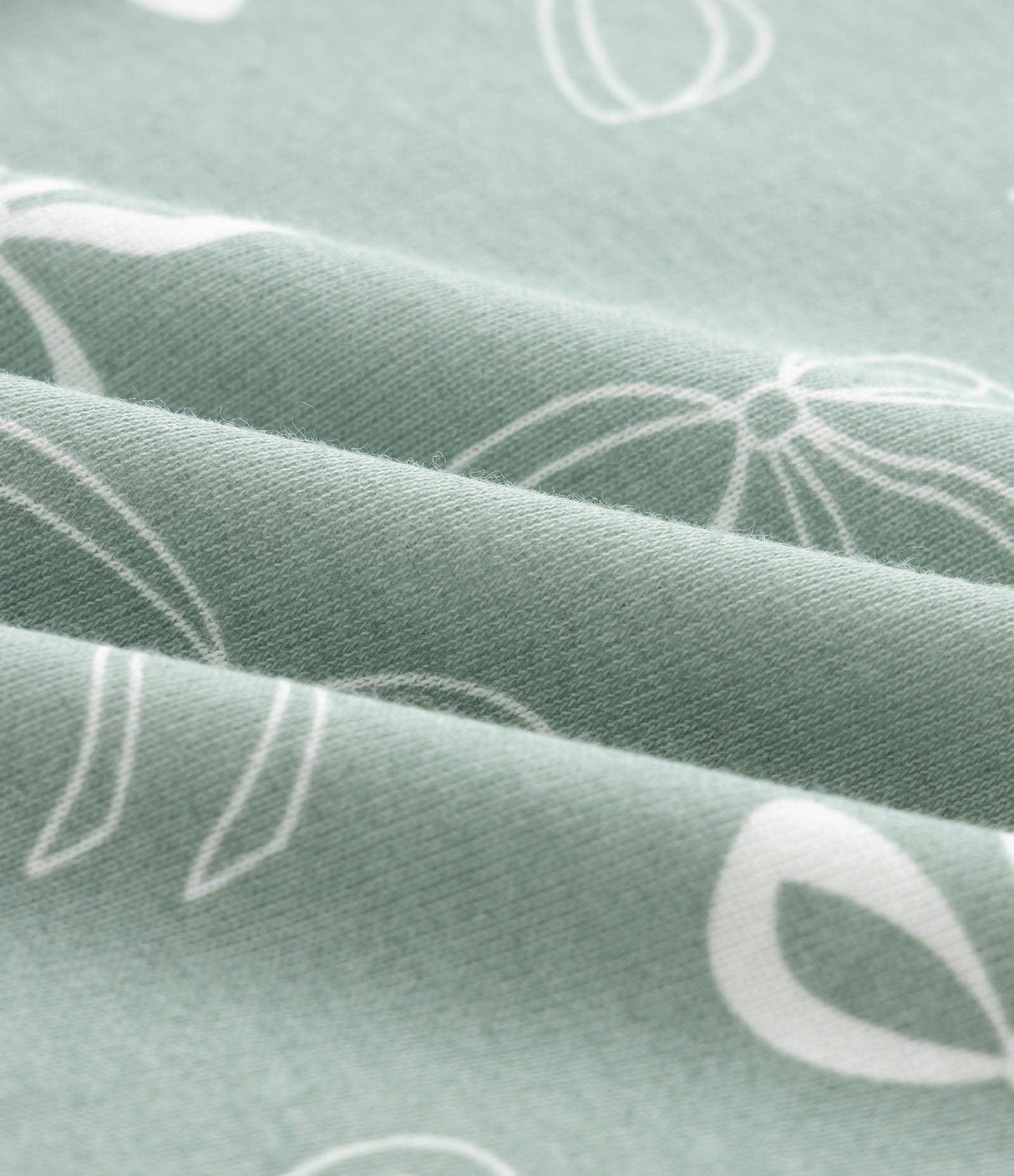 Pijama Infantil Blusa e Calça com Estampa de Laços – Tam 2 a 8 Anos Verde Claro 6