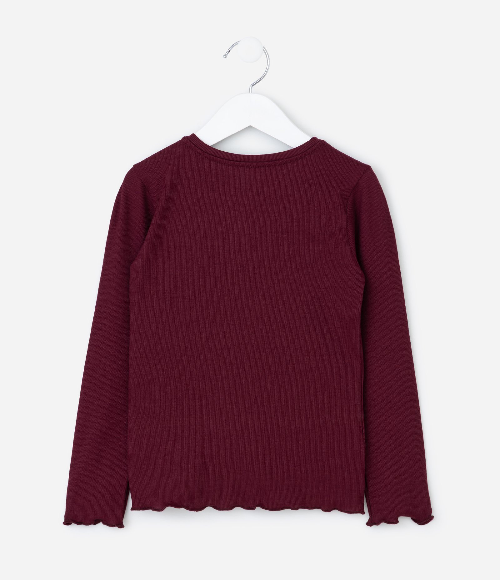 Pijama Infantil Blusa Manga Longa e Calça Xadrez – Tam 2 a 14 Anos Vinho/Bege 3