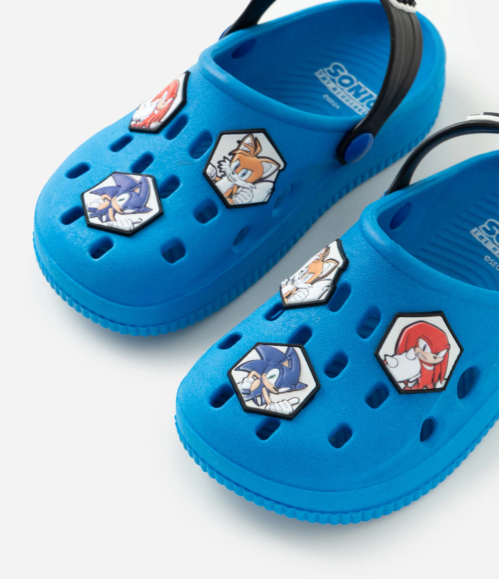 Sandália Infantil Babuche com Pins Sonic – Tam 28 a 35 Azul 1
