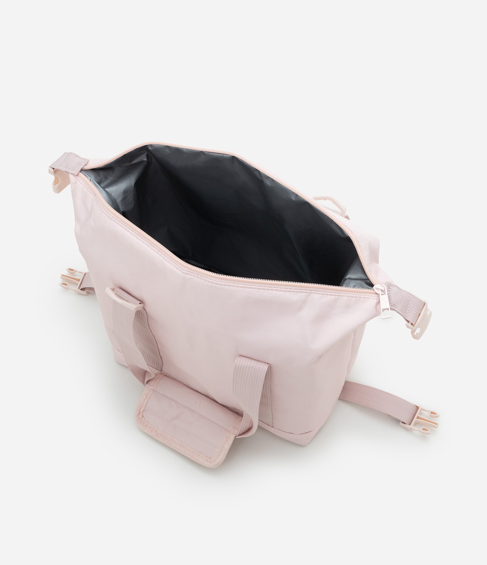 Lancheira com Alça de Mão e Alça Longa Ajustável Rosa 4