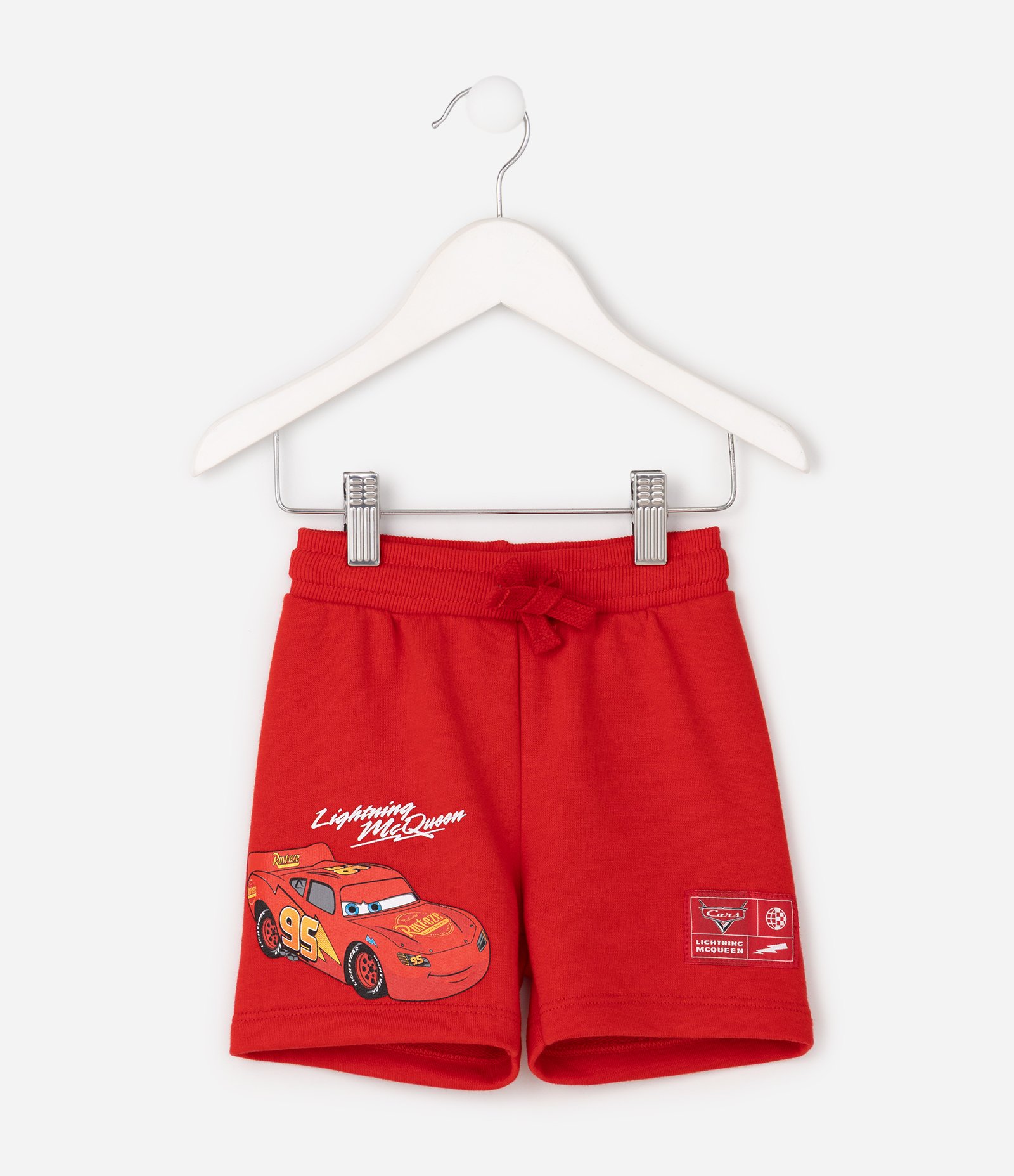 Bermuda Infantil Estampa Relâmpago McQueen – Tam 2 a 6 Anos Vermelho 2