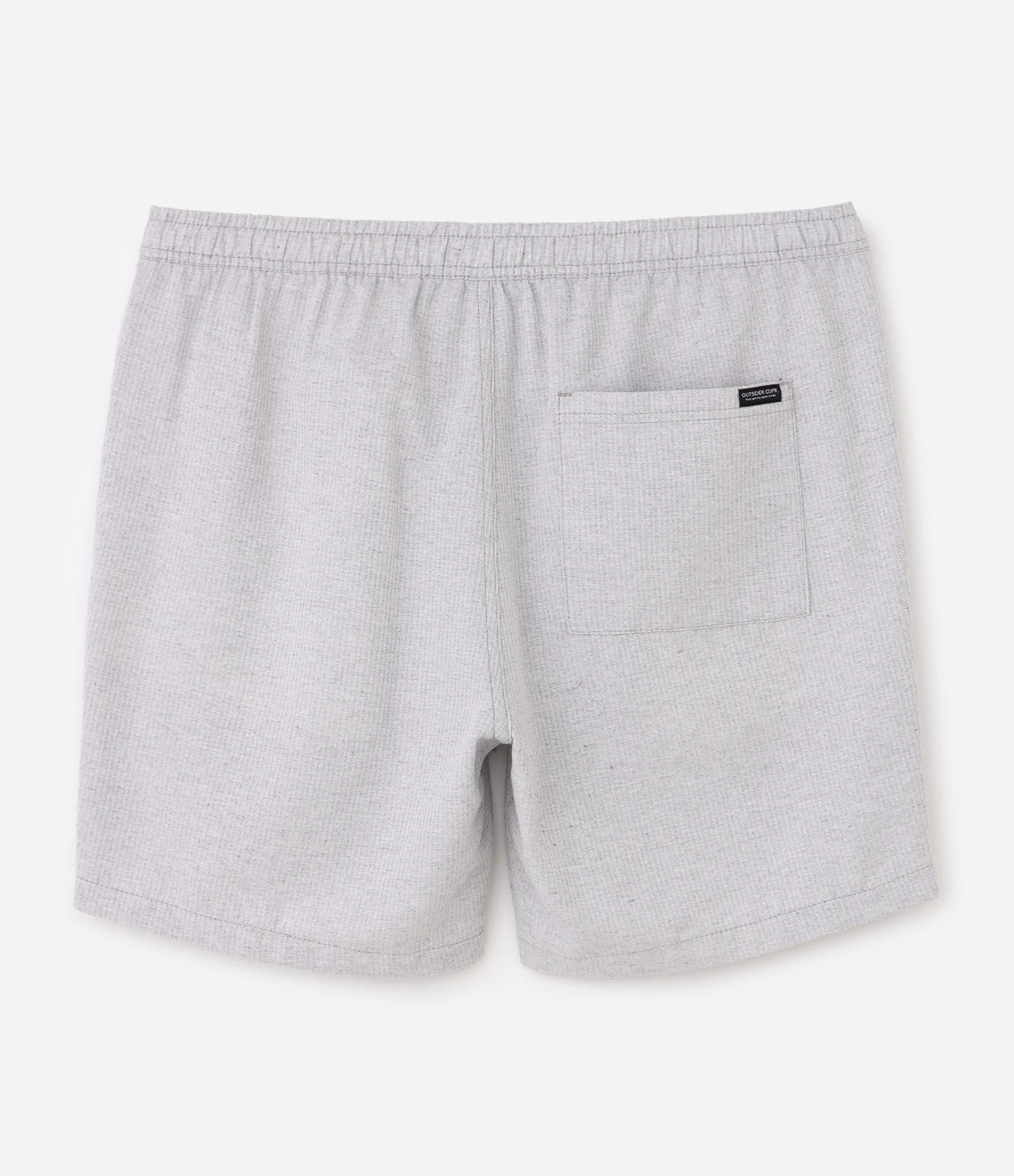 Bermuda Texturizada com Cós Elástico e Bolso Faca Cinza 2