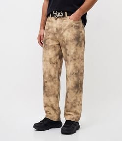 Tênis Dad Sneaker em PU com Recortes e Solado