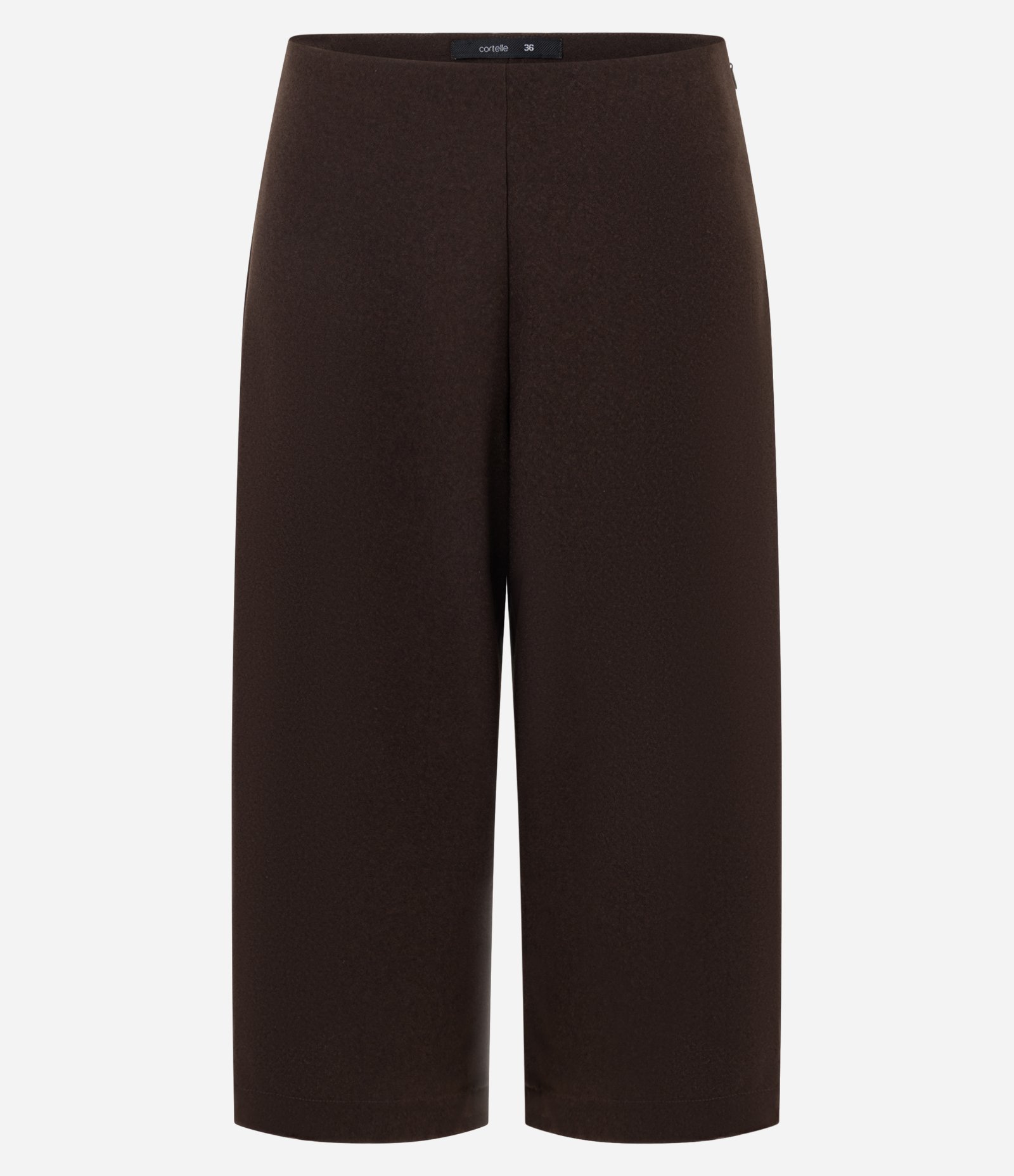 Bermuda Reta Alfaiatada com Cintura Baixa Marrom 6