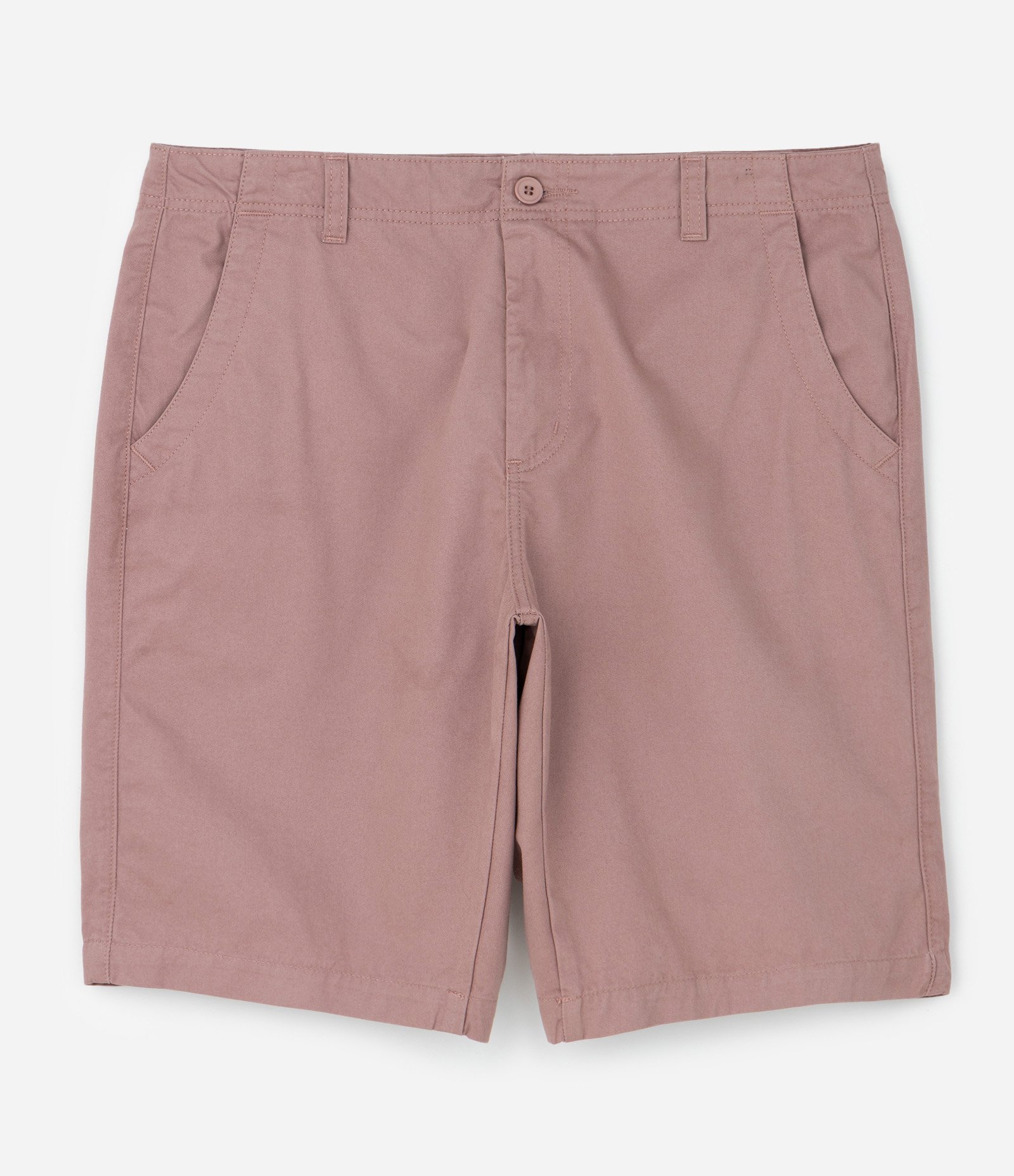 Bermuda em Sarja com Cós Passante e Bolsos Rosa 5