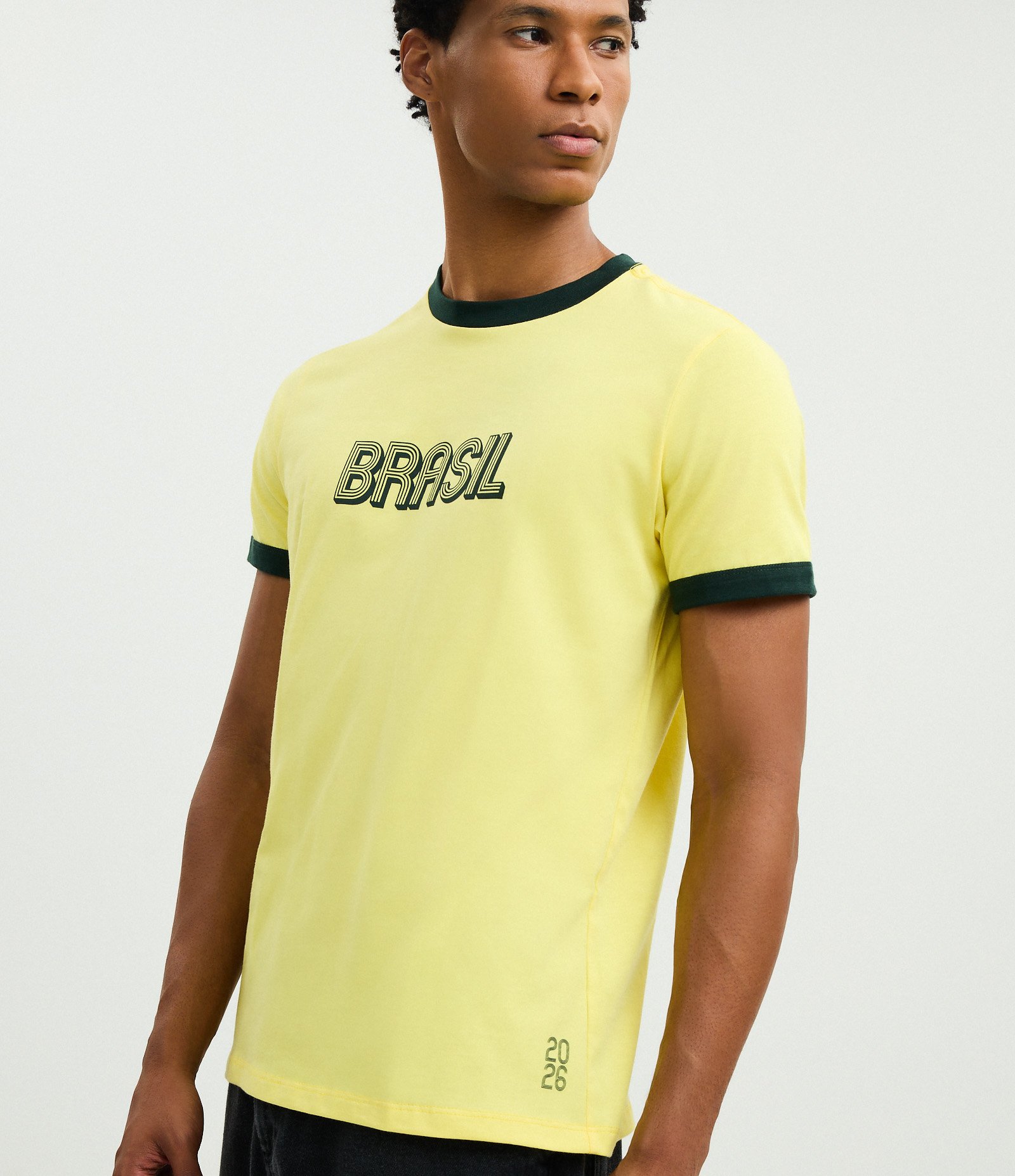 Camiseta Brasil Amarelo 4