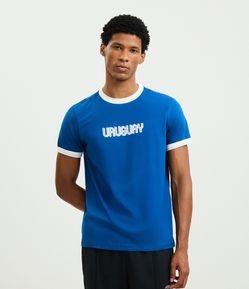 Camiseta Bordado Uruguay
