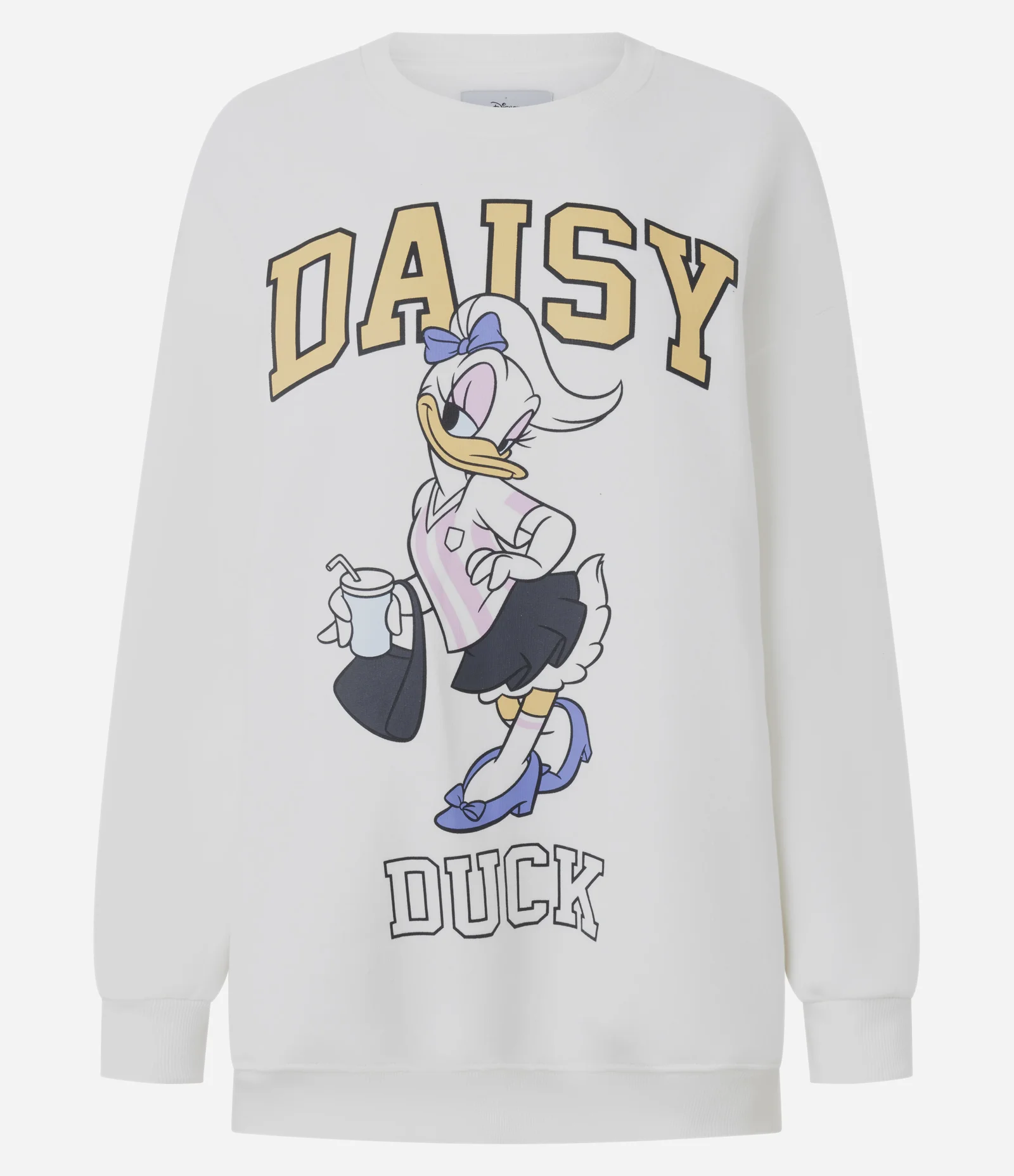 Moletom com Estampa Daisy Duck Branco 1