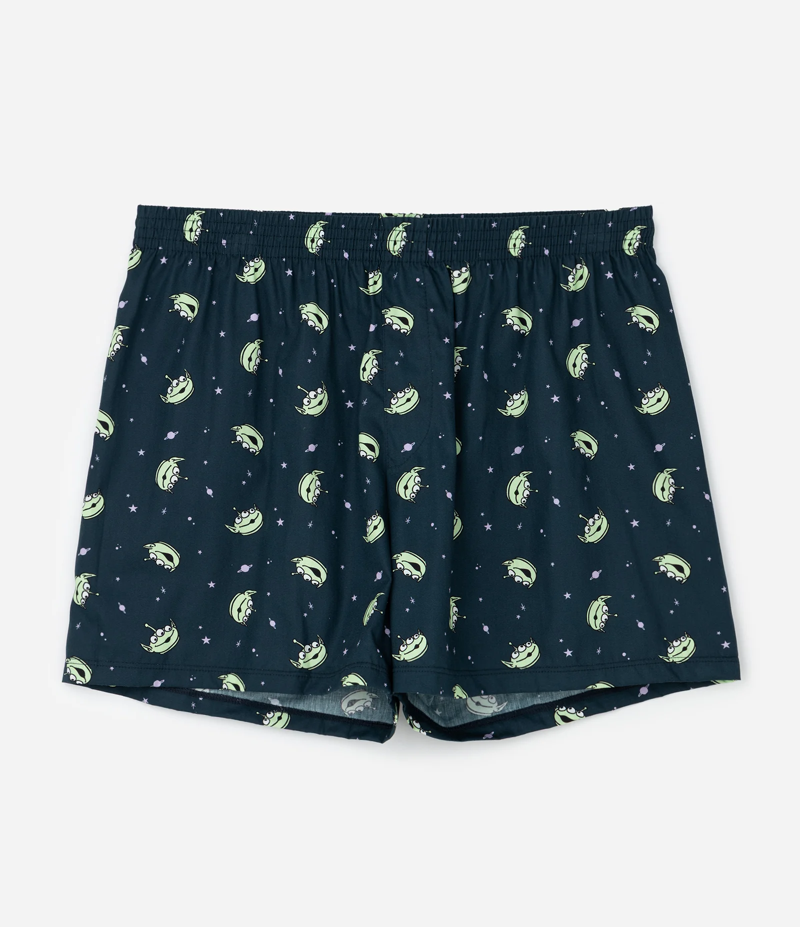 Cueca Samba Canção em Tricoline Estampa Aliens Toy Story Azul 4