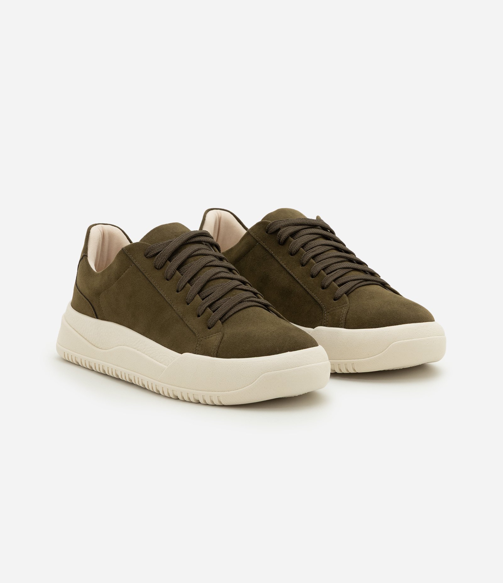 Tênis Casual em Material Sintético Liso Verde 2