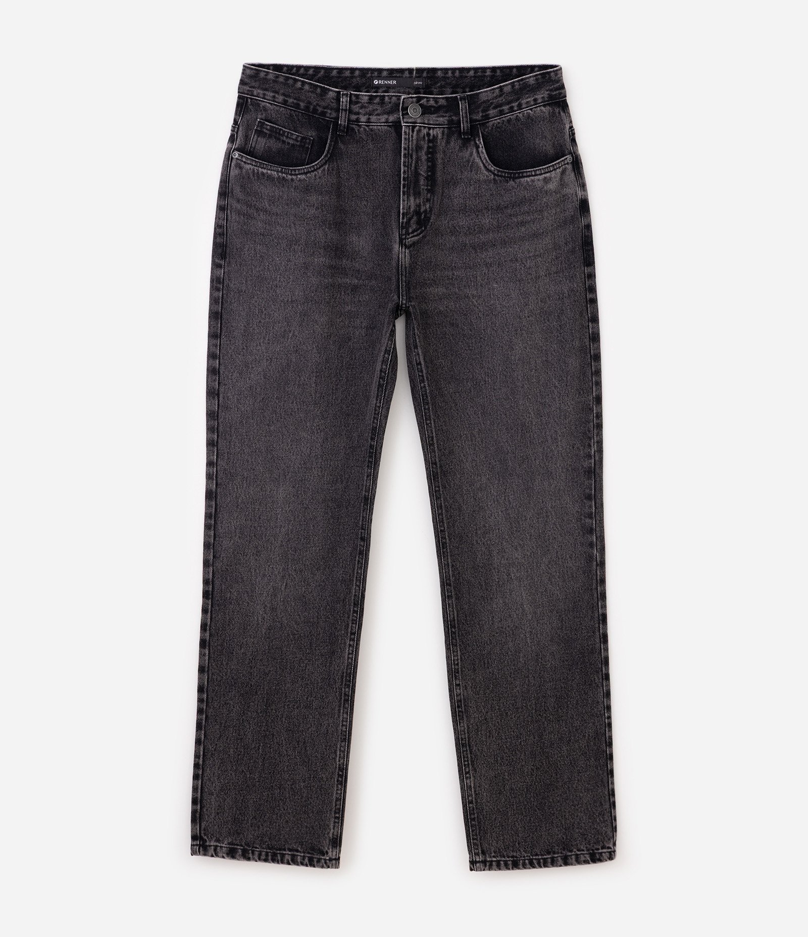 Calça Jeans Reta Vulkano Preto 1