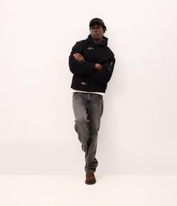 Calça Jeans Reta