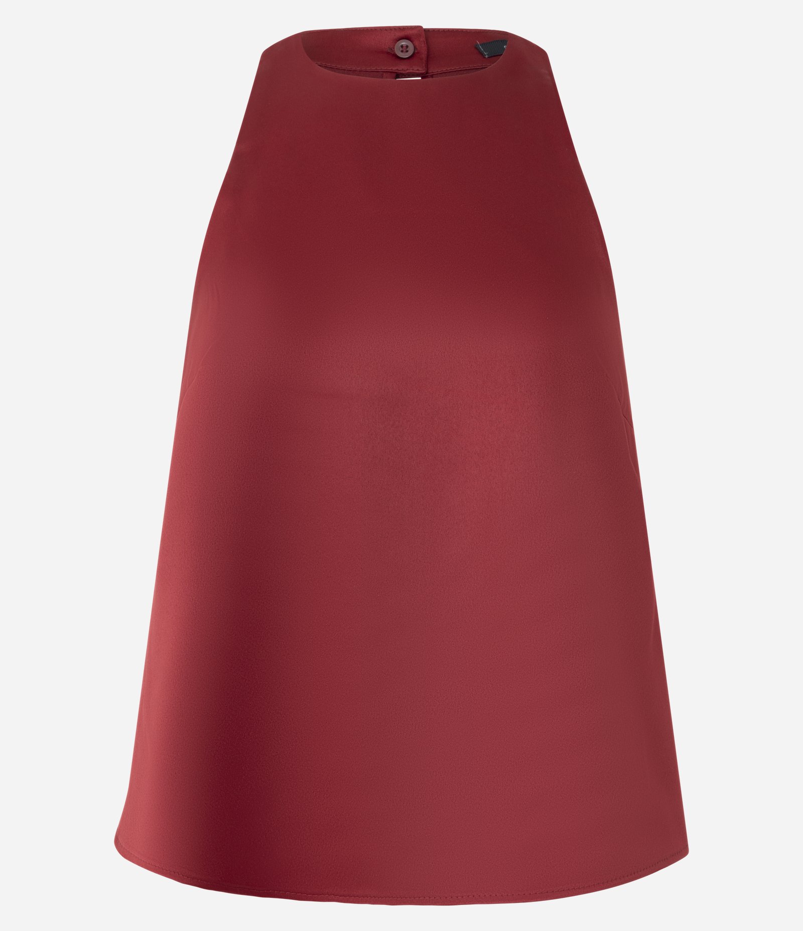 Blusa Acetinada com Decote Halter Vermelho 5