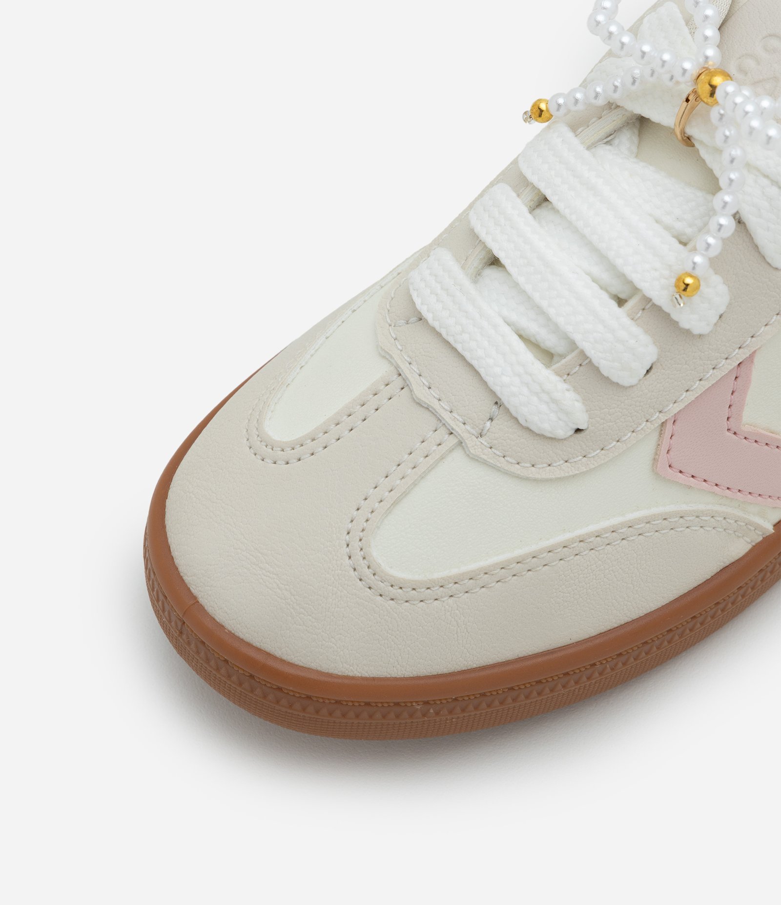 Tênis Infantil com Recortes e Laço – Tam 28 a 34 Off White 6