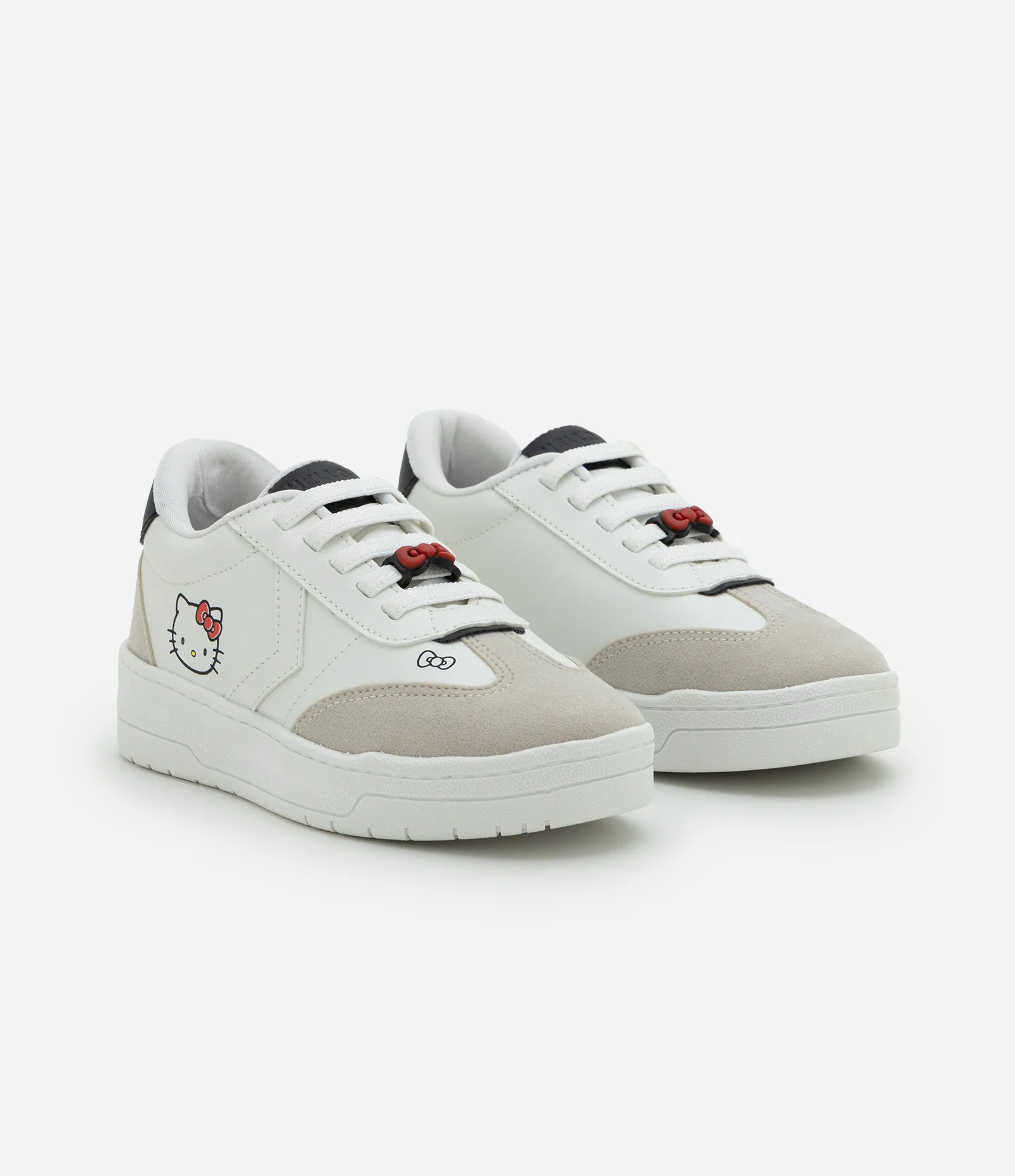 Tênis Infantil Hello Kitty com Patch Aplicado - Tam 28 a 37 Off White 1