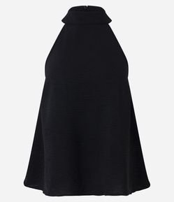 Blusa em Airflow com Gola Halter