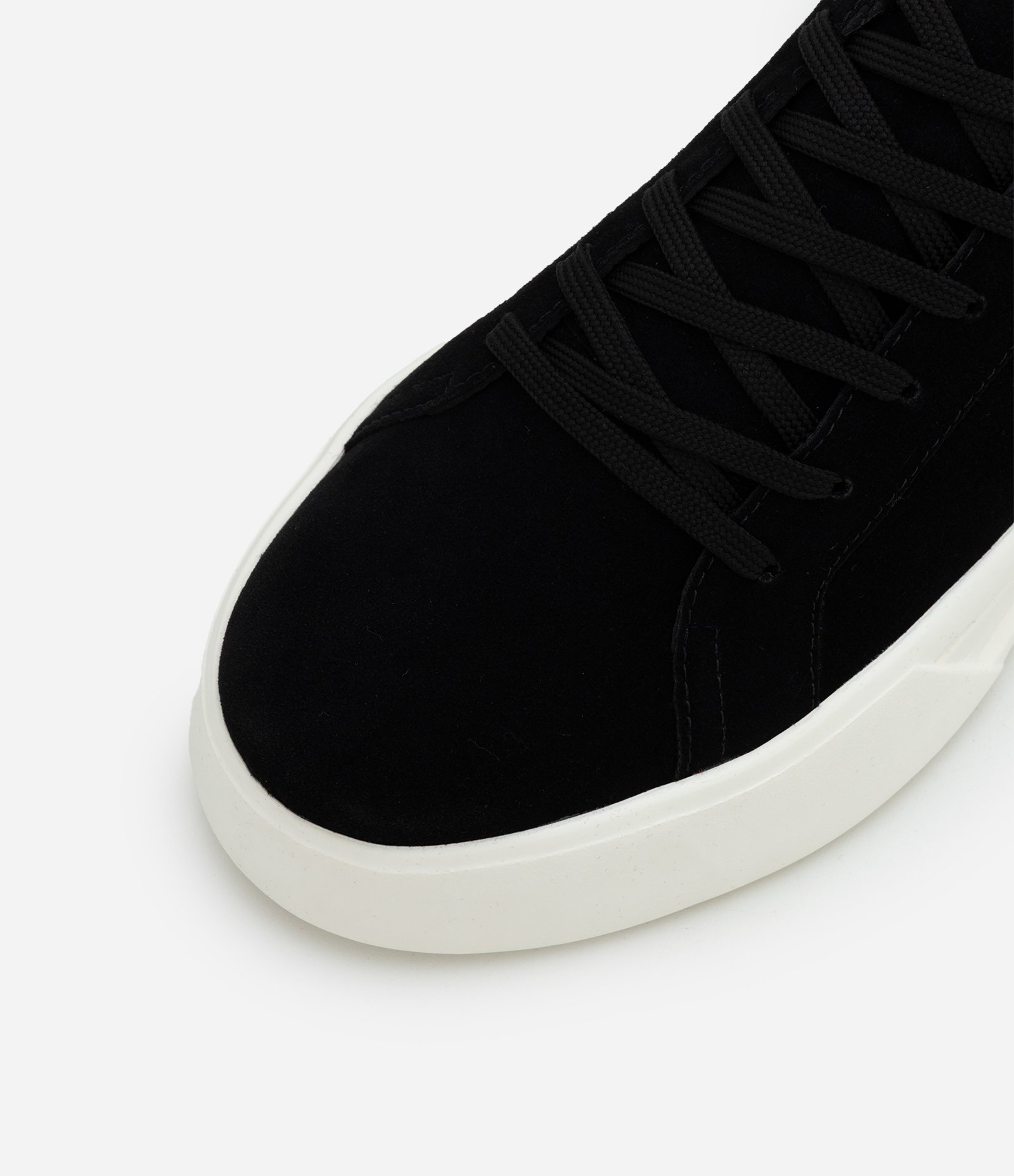 Tênis Casual em Material Sintético Liso Preto 5