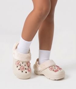 Sandália Infantil Babuche com Forro em Pelinhos – Tam 19 a 26