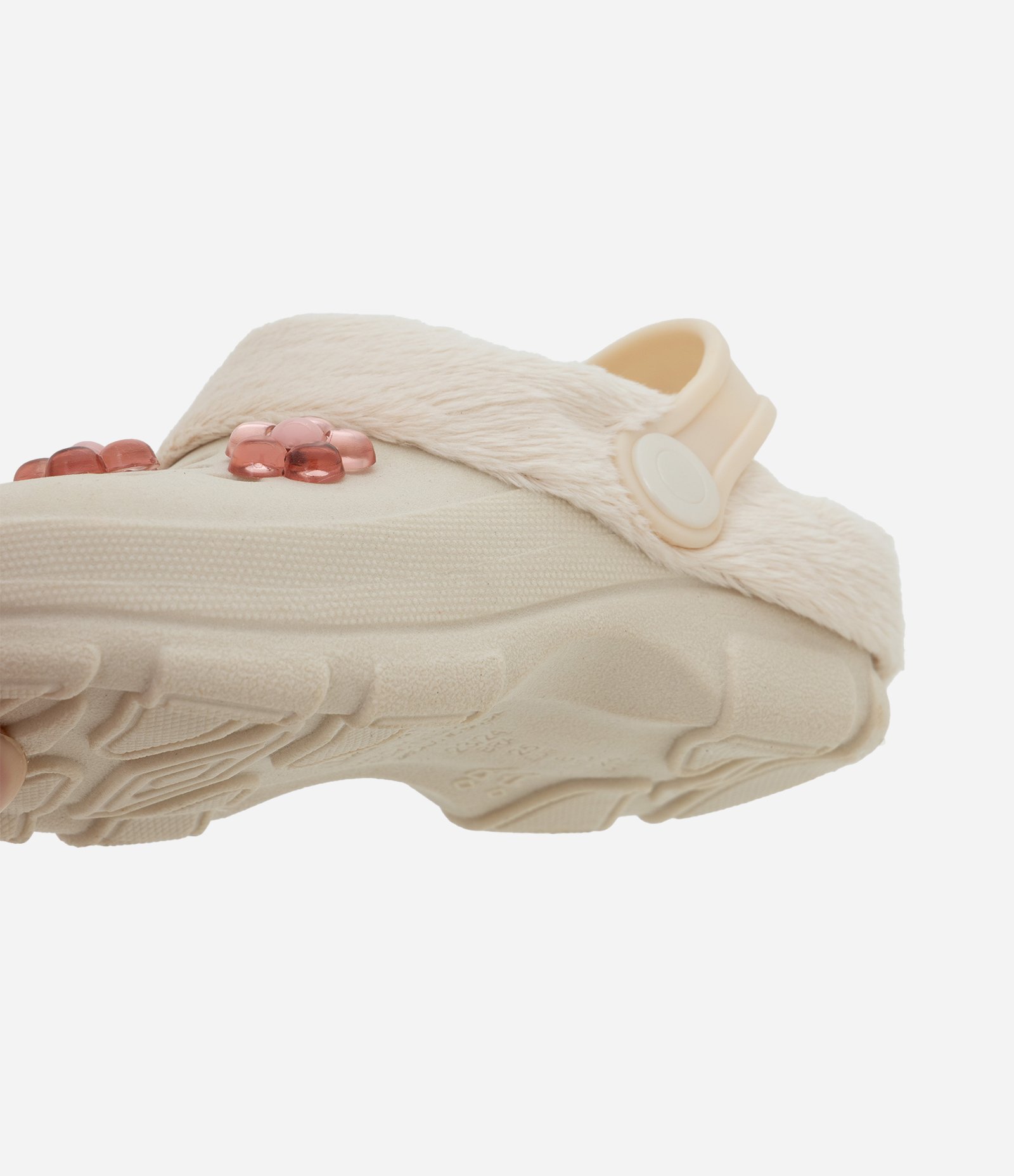 Sandália Infantil Babuche com Forro em Pelinhos – Tam 19 a 26 Off White 3