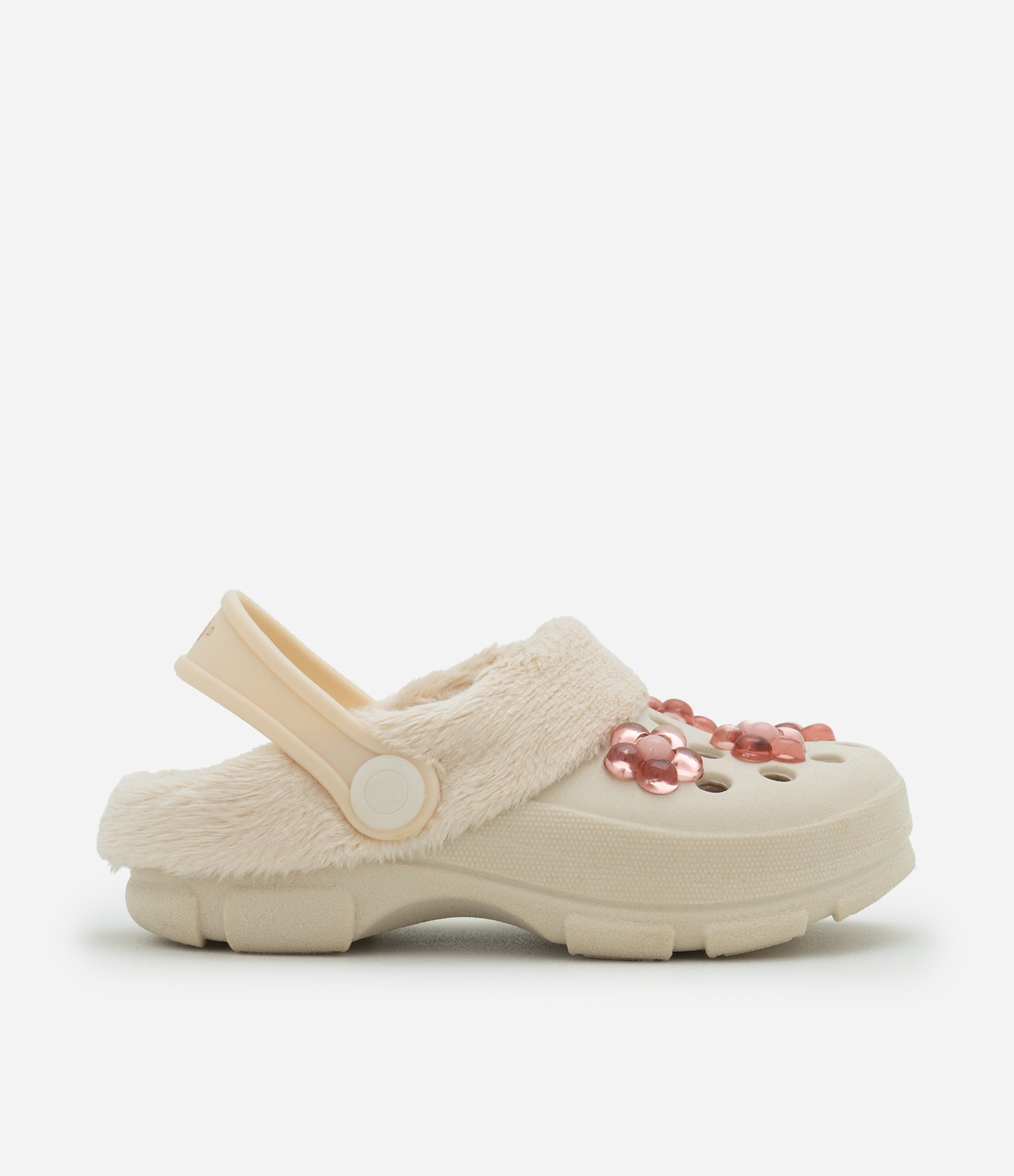 Sandália Infantil Babuche com Forro em Pelinhos – Tam 19 a 26 Off White 5