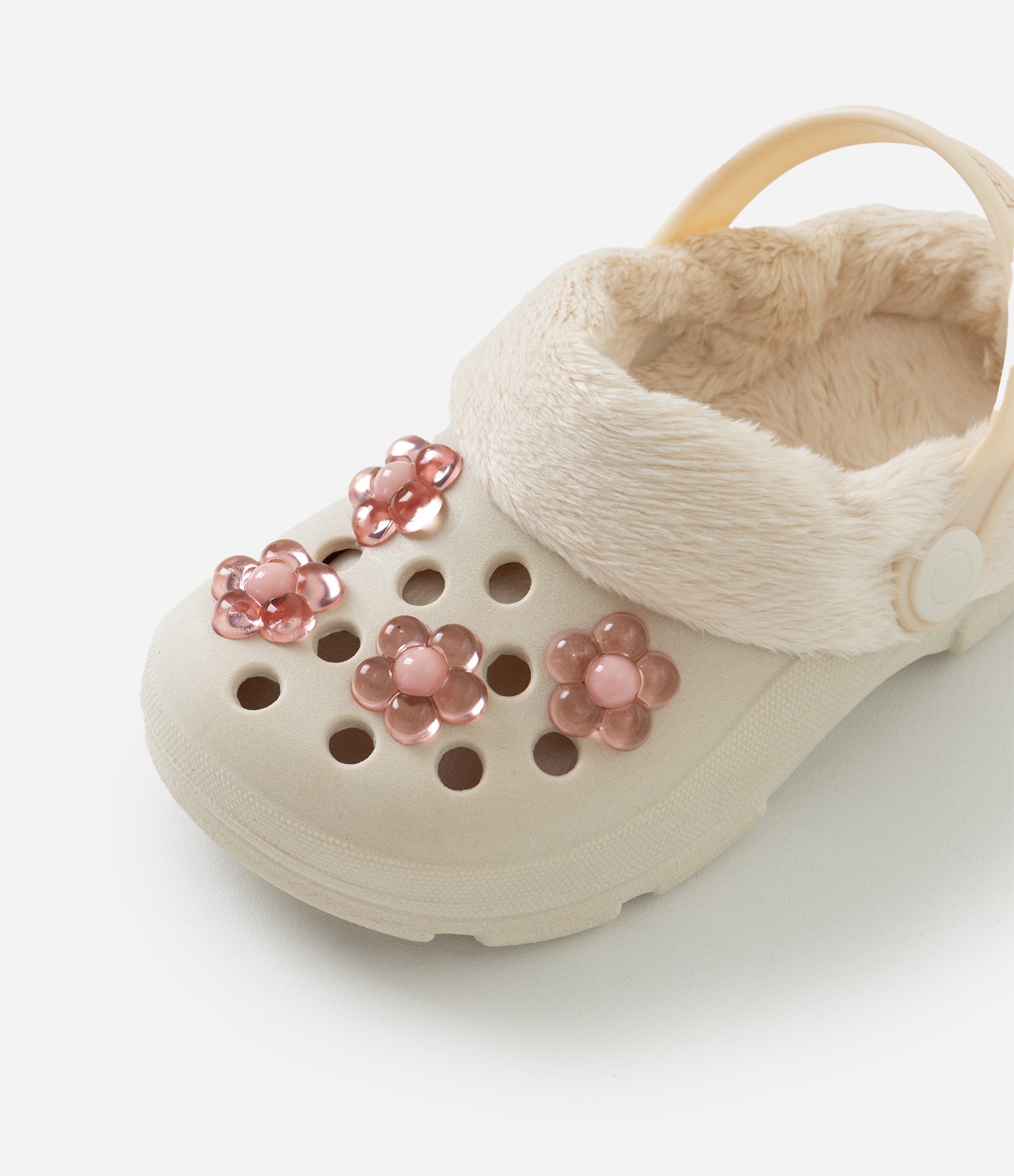 Sandália Infantil Babuche com Forro em Pelinhos – Tam 19 a 26 Off White 6