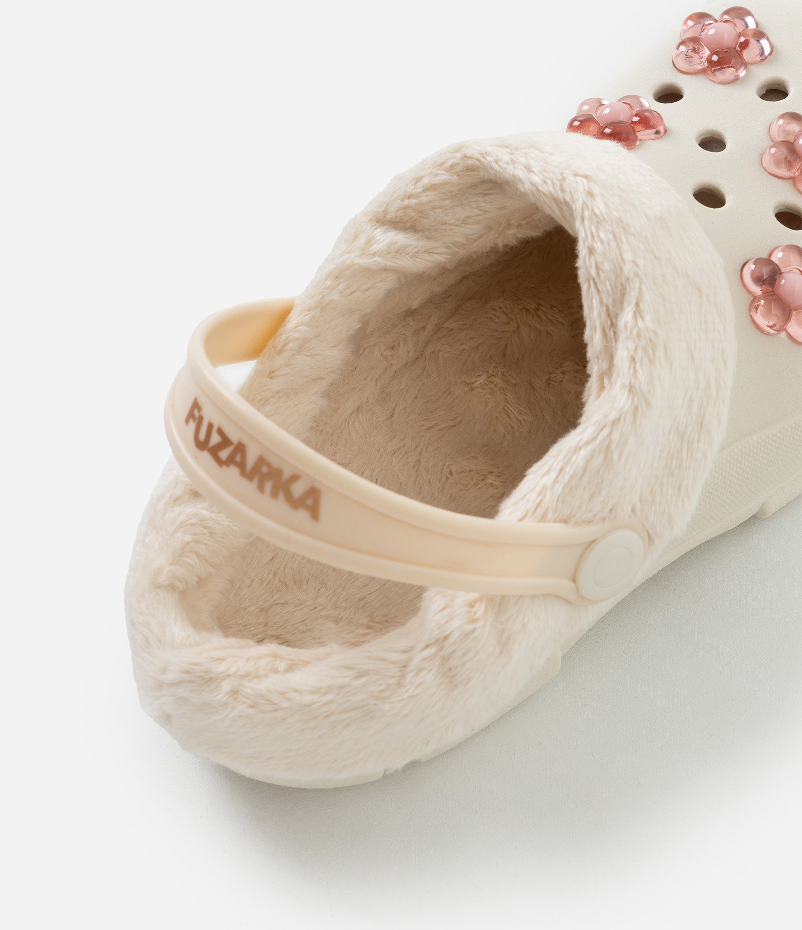 Sandália Infantil Babuche com Forro Felpado – Tam 27 a 34 Off White 4