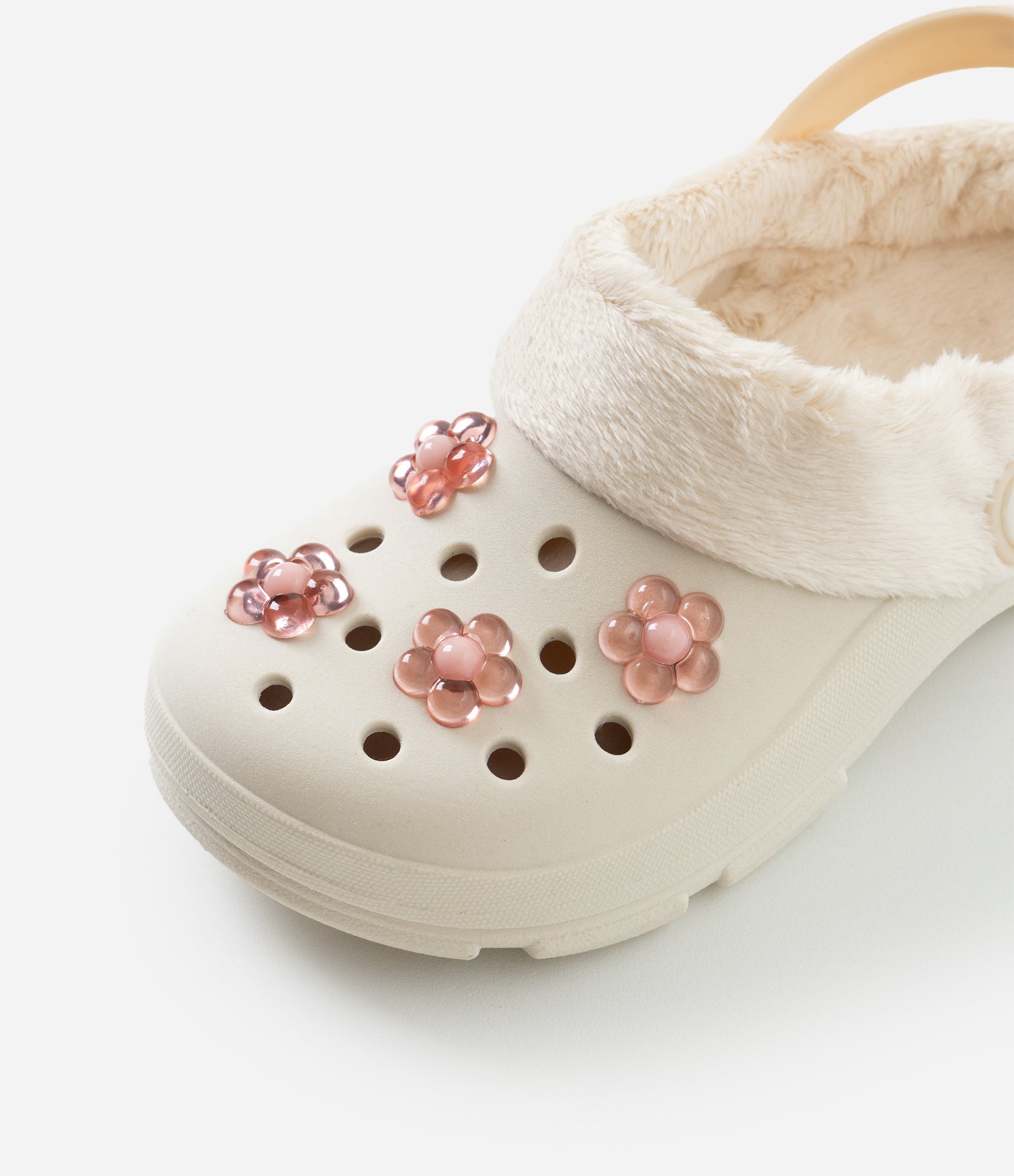 Sandália Infantil Babuche com Forro Felpado – Tam 27 a 34 Off White 6