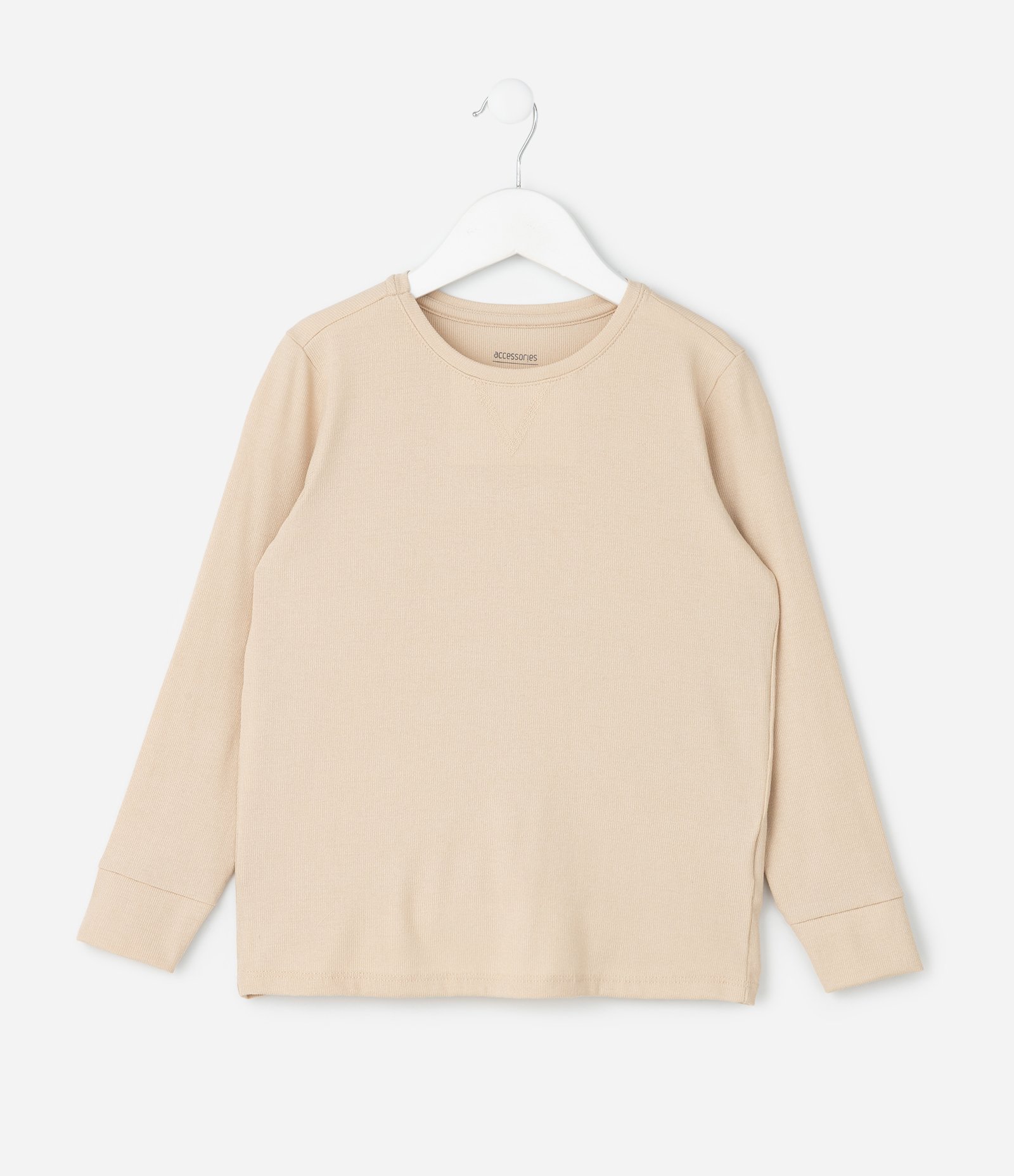 Pijama Infantil Blusa Manga Longa e Calça Xadrez – Tam 2 a 14 Anos Bege/Vinho 2