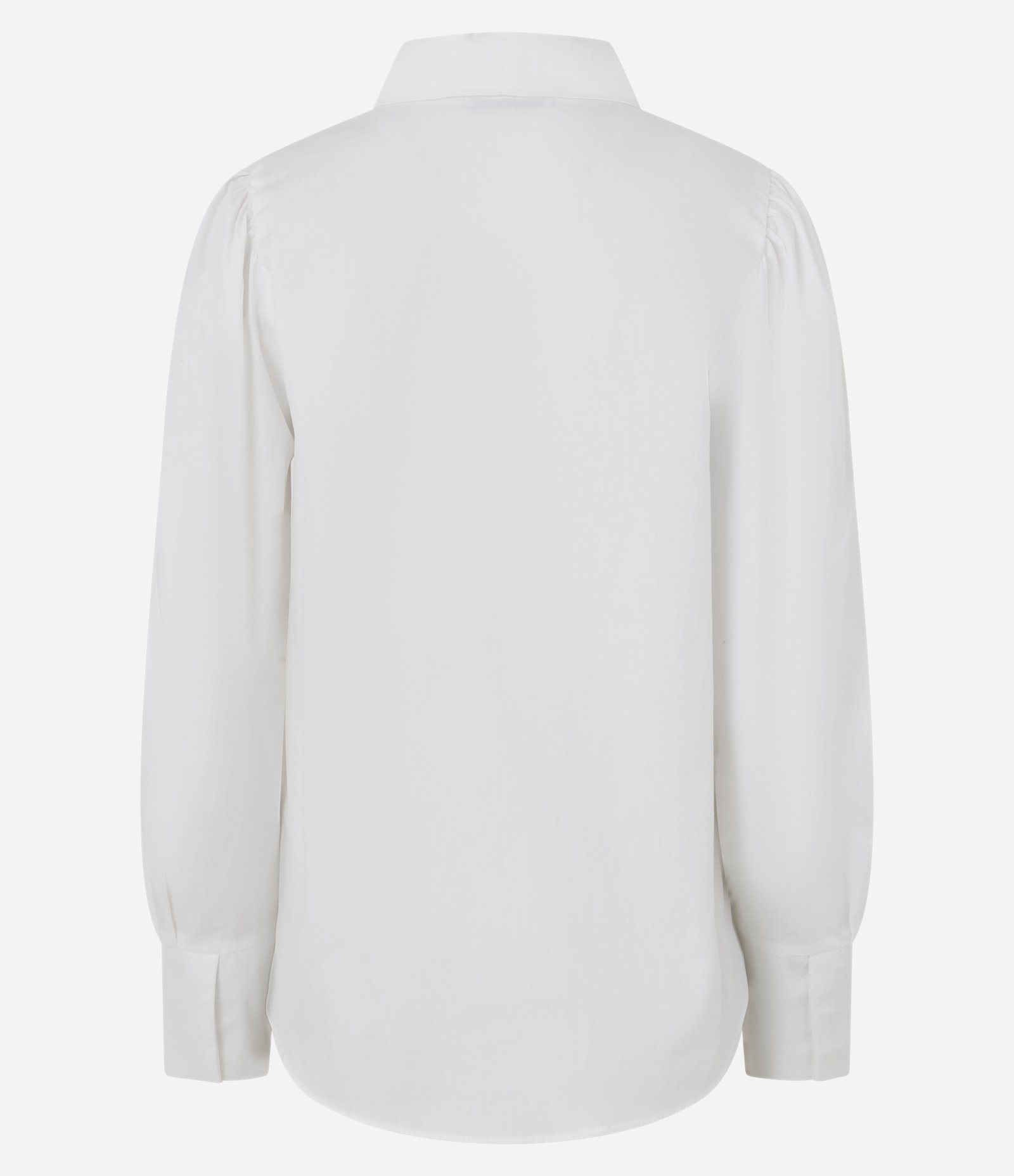 Blusa em Algodão com Manga Bufante e Gola Laço Branco 6
