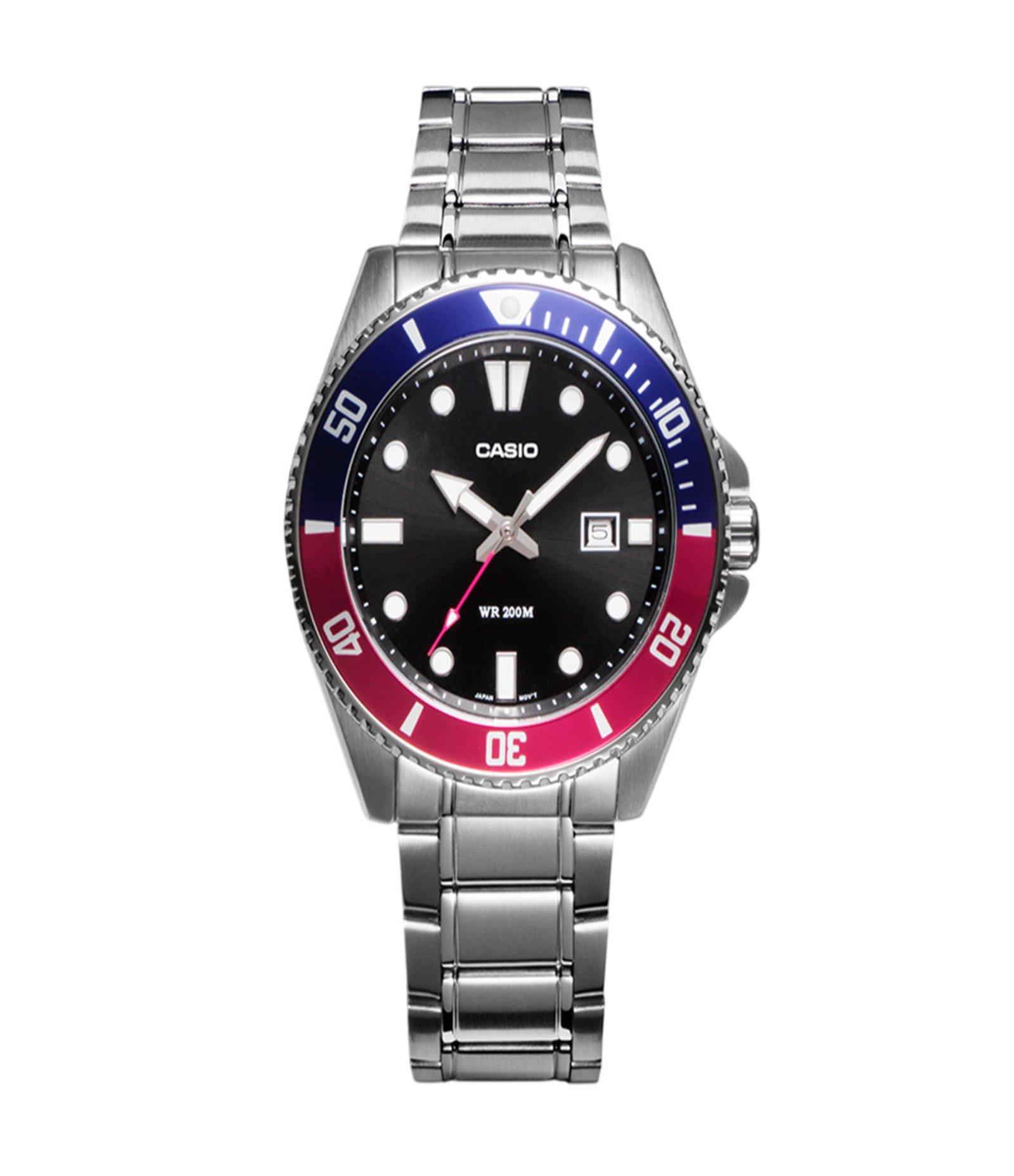 Relógio Analógico Casio Aço Modelo MDV 107D 1A3V Prata 2