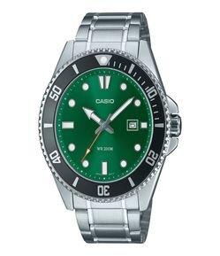 Relógio Analógico Casio Aço MDV 107D 3A2V     