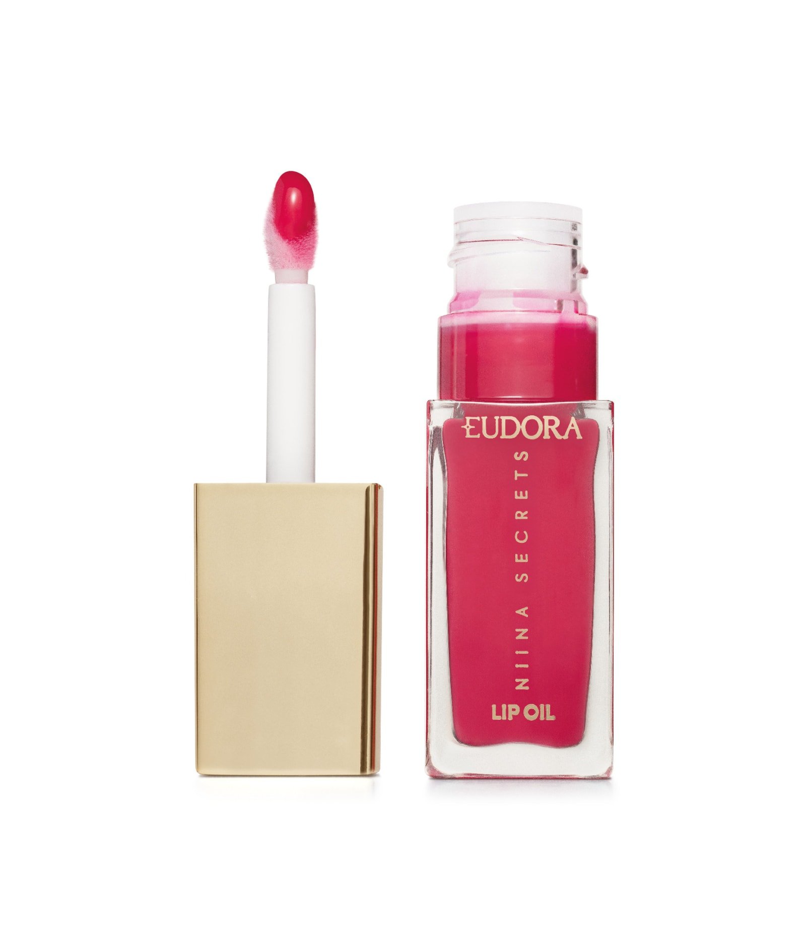 Lip Oil Niina Secrets Shine Flowers Rosa Sublime 4