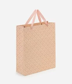 Embalagem de Presente Média com Estampa Floral