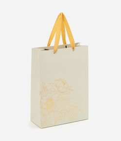 Embalagem para Presente Pequena em Papel com Estampa Floral