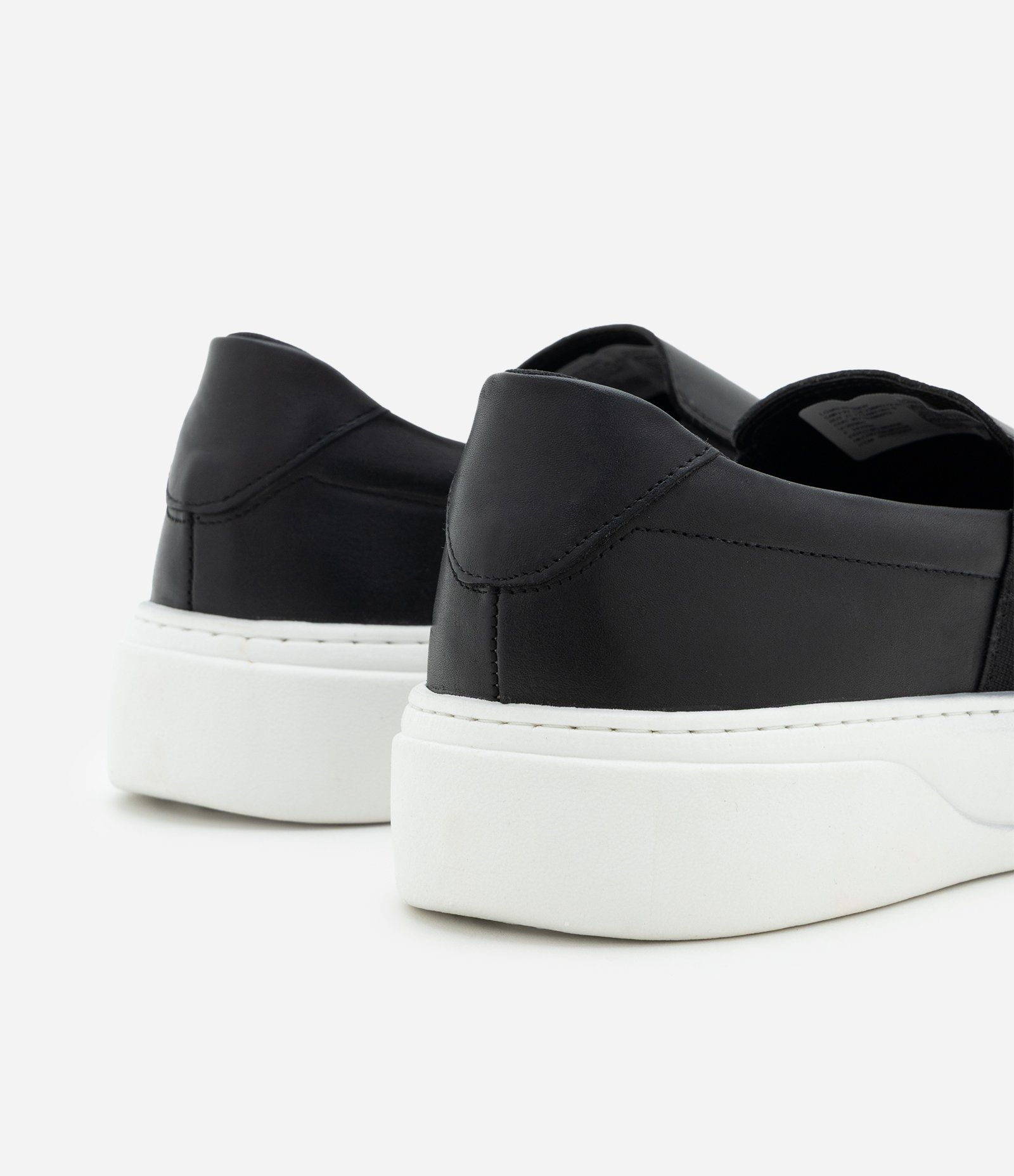 Tênis Slip On em Couro Napa Preto 5