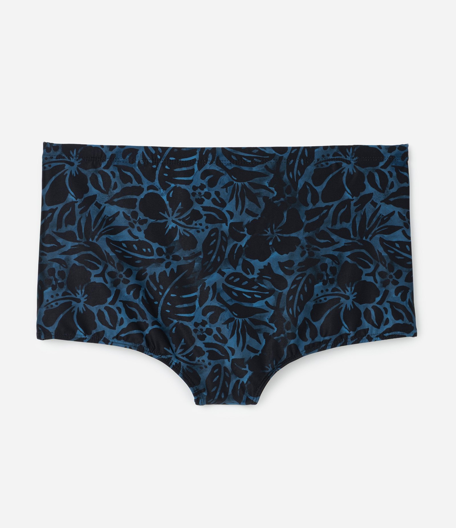 Sunga com Estampa de Folhagem Preto 2