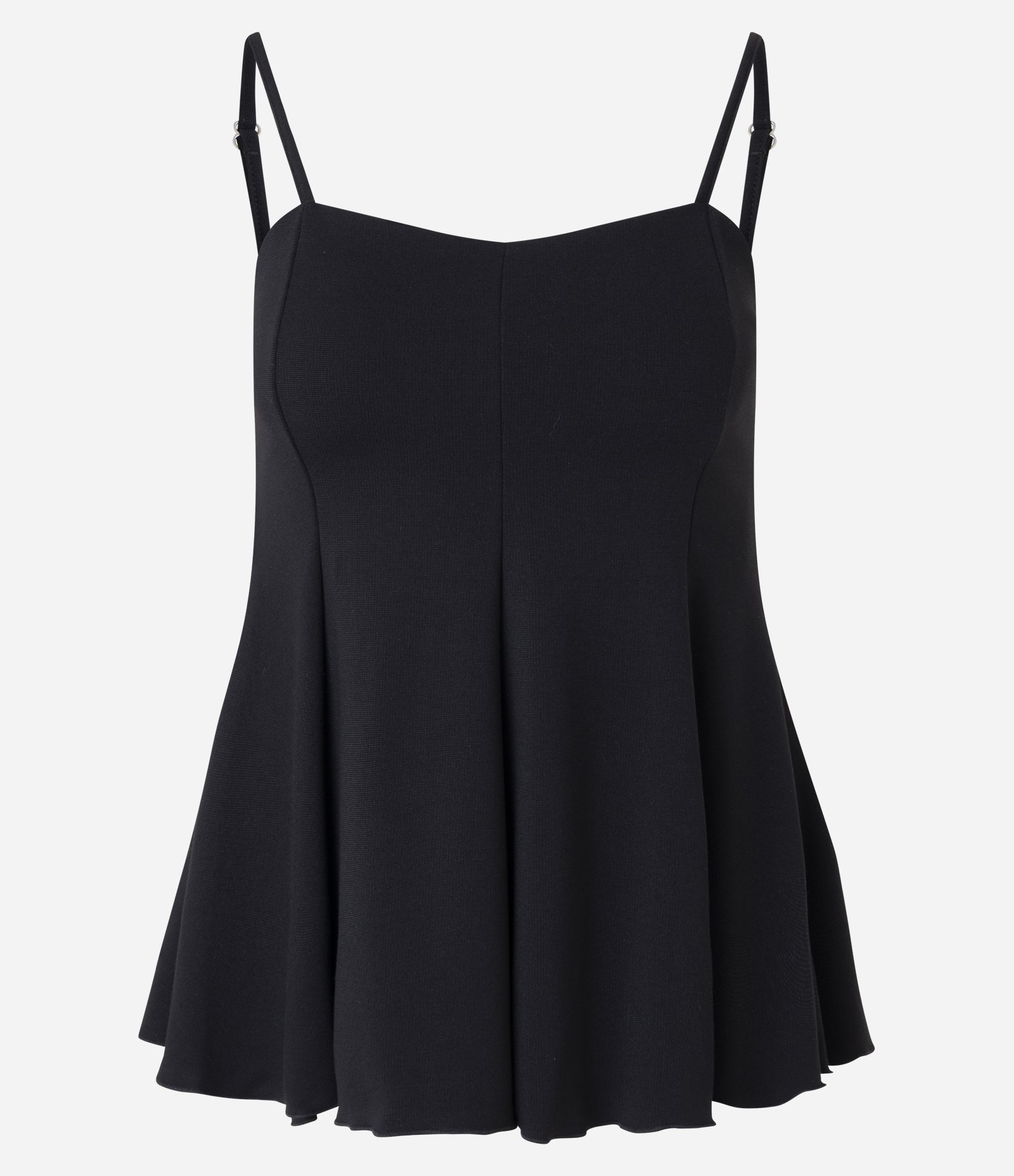Blusa Peplum de Alcinha em Ponto Roma Preto 5