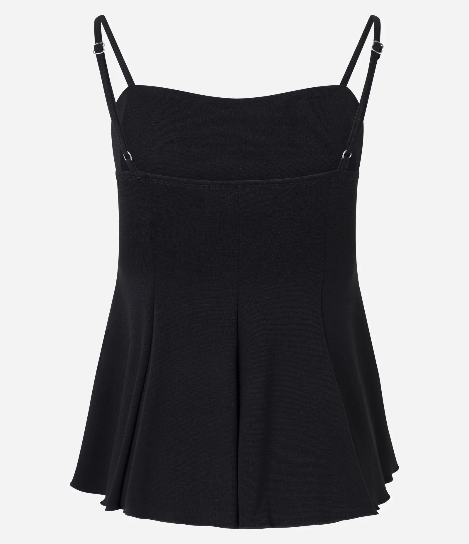 Blusa Peplum de Alcinha em Ponto Roma Preto 6