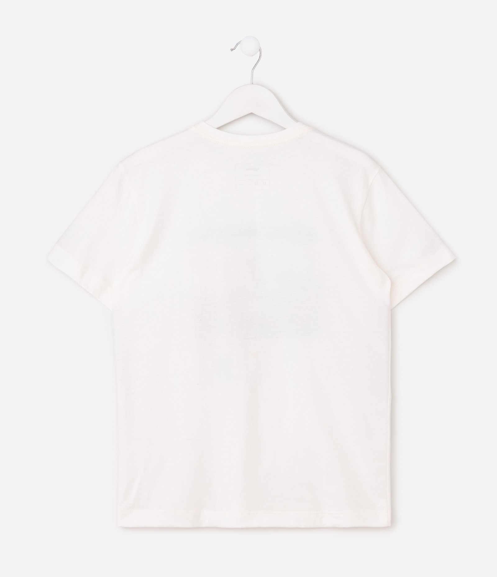 Camiseta Infantil Skate com Estampa em Puff - Tam 5 a 14 Anos Branco 2