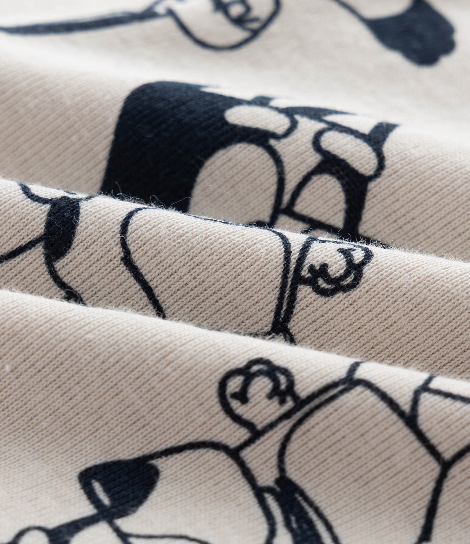 Pijama Infantil em Ribana com Estampa Bluey Futebol – Tam 2 a 8 Anos Azul Marinho/Bege 8