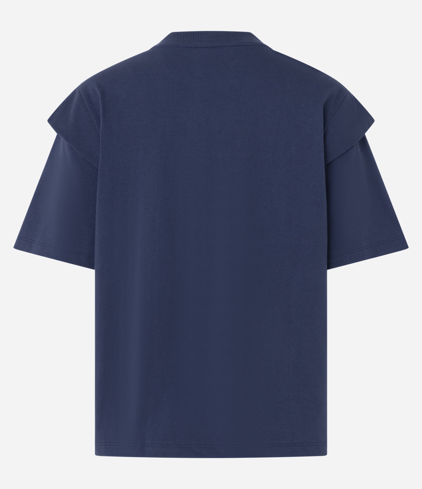 Blusa T-Shirt com Ombreira Azul 3