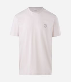 Camiseta Comfort em Algodão com Selo Náutico Âncora