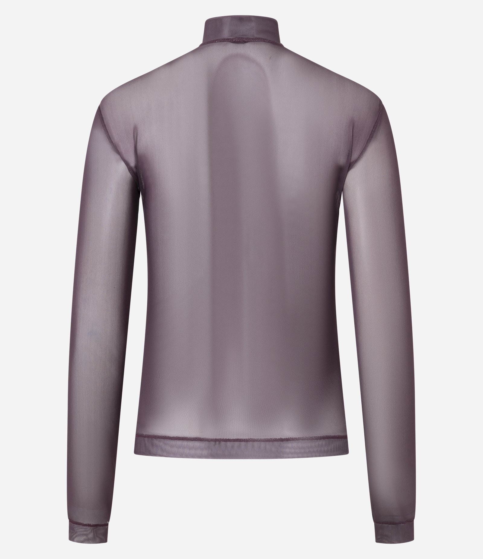 Blusa em Tule com Gola Alta Vermelho 3