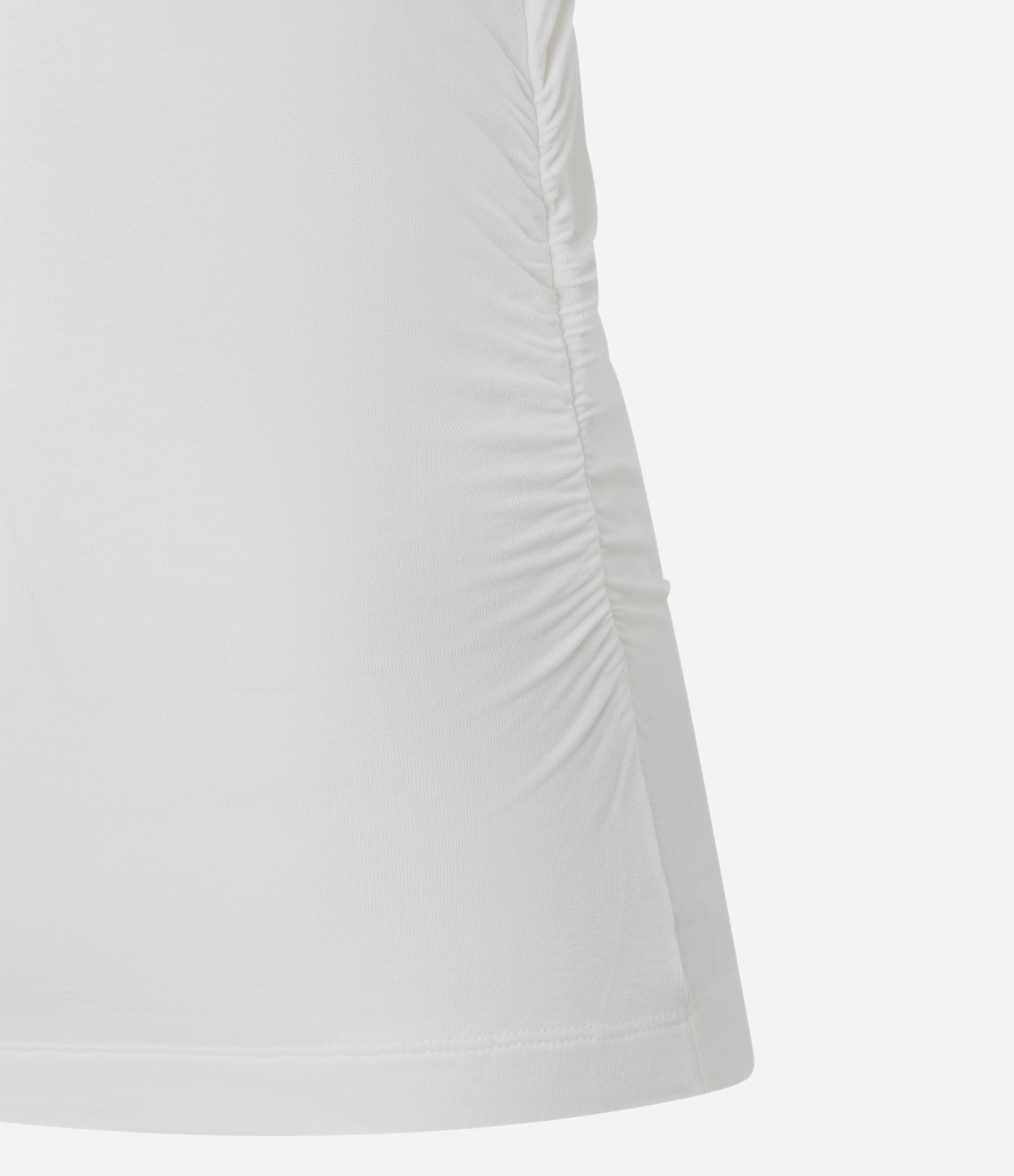 Blusa em Viscose com Franzidos na Lateral Branco 6