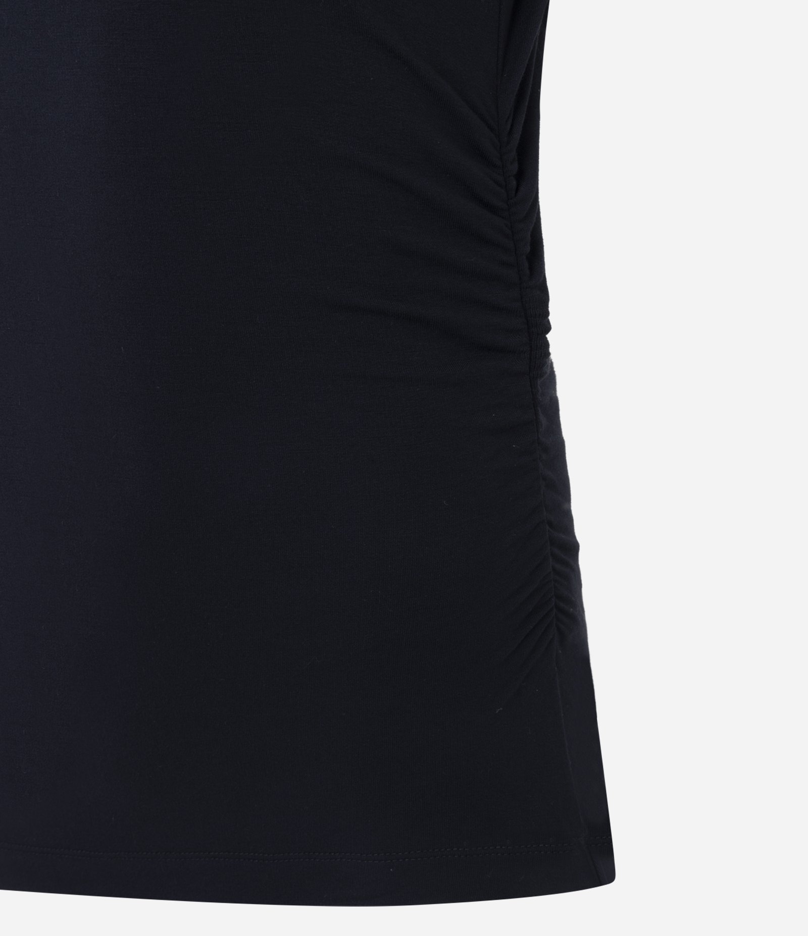 Blusa em Viscose com Franzidos na Lateral Preto 2