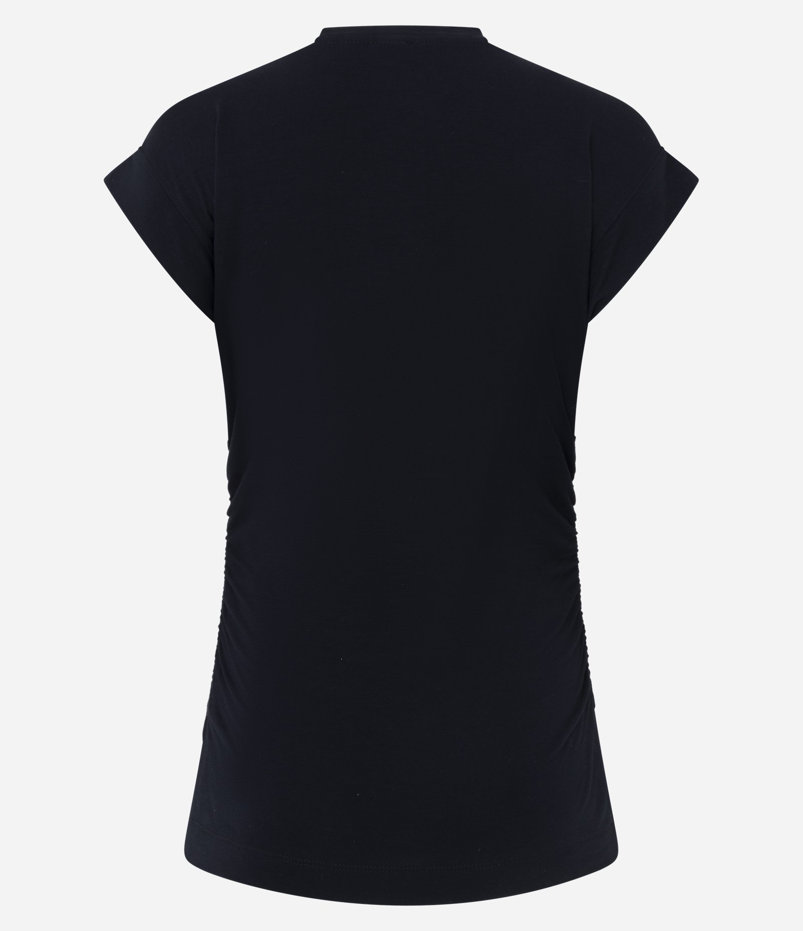 Blusa em Viscose com Franzidos na Lateral Preto 3