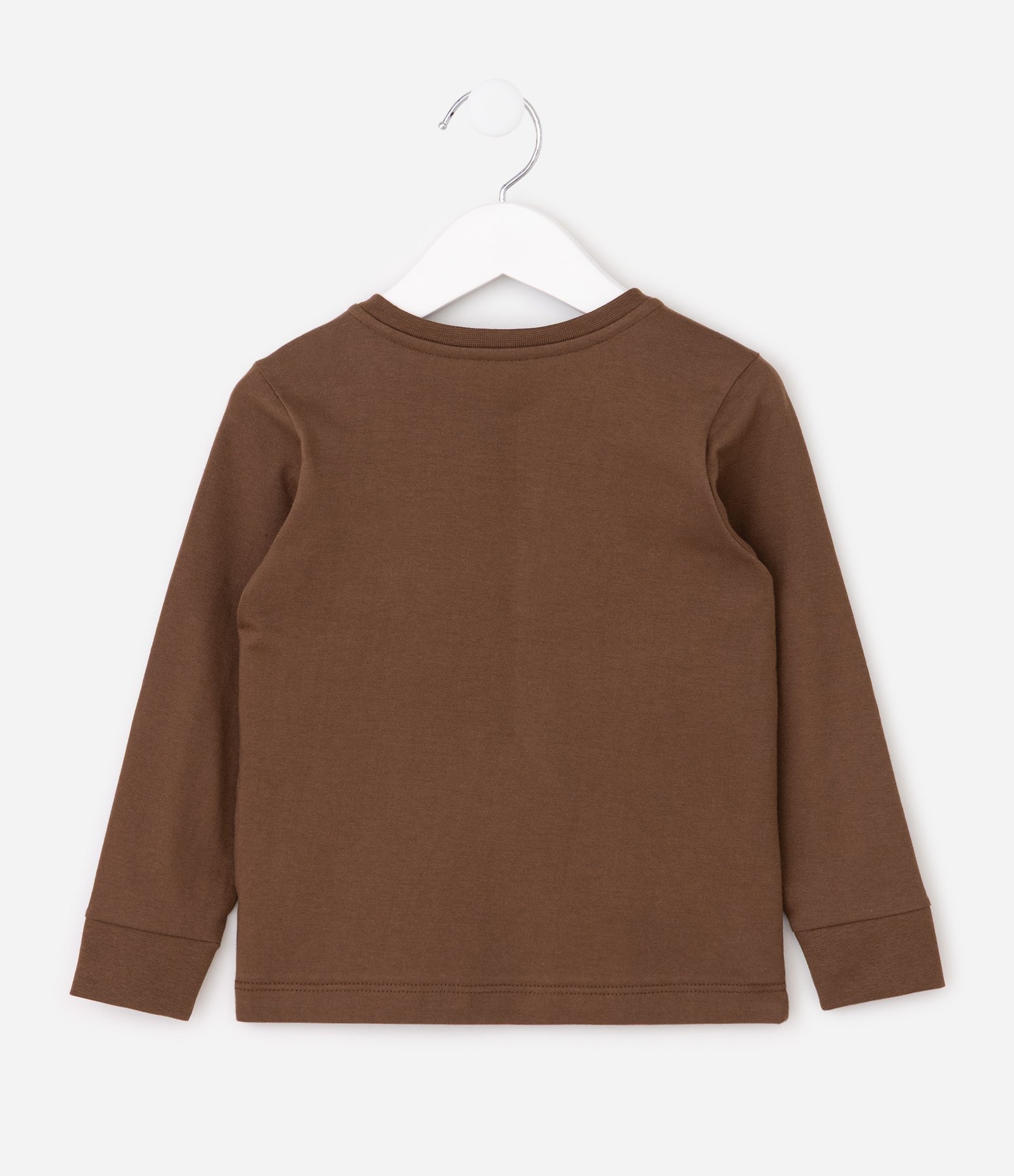 Pijama Infantil com Estampa Fullprint Leão – Tam 1 a 6 Anos Marrom 3