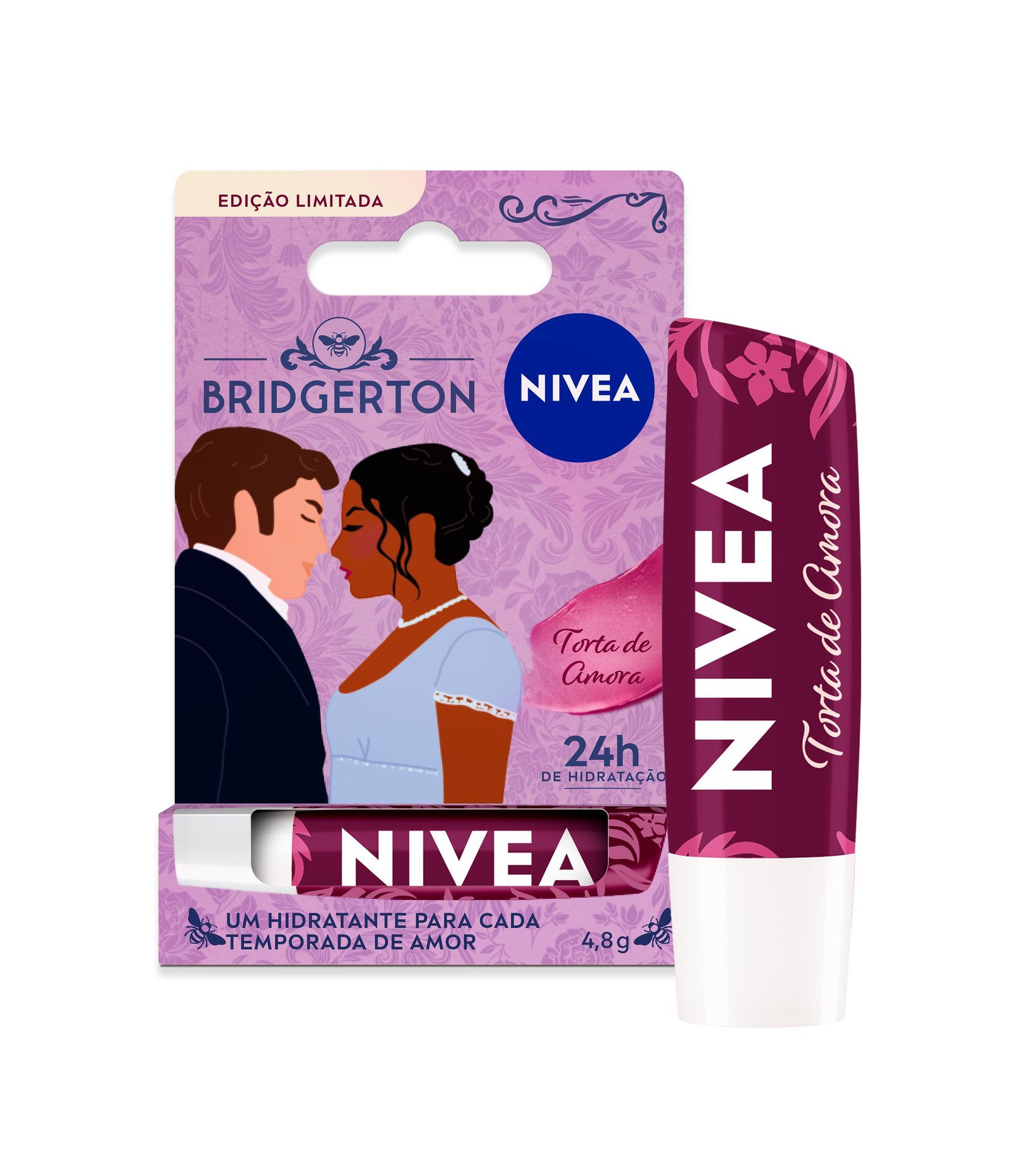 Hidratante Labial Torta de Amora Ed Limitada Bridgerton Nivea Torta de Amora 1